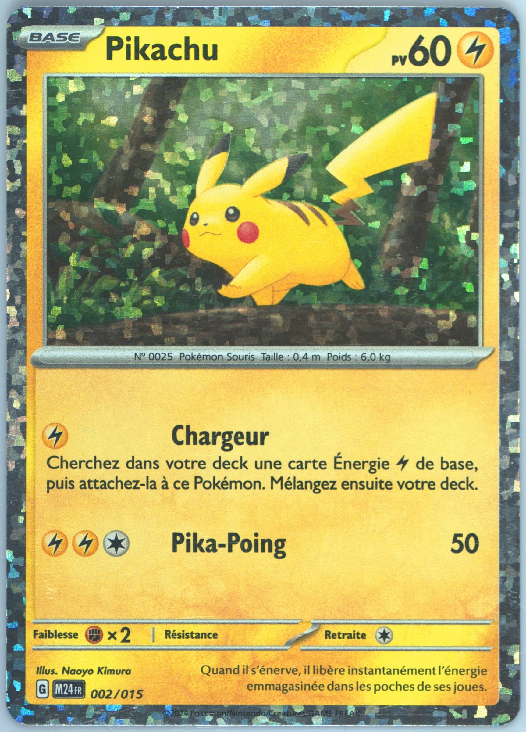 Pikachu (002) 2024 Pokemon M24 FR-Mcdonald's Collection