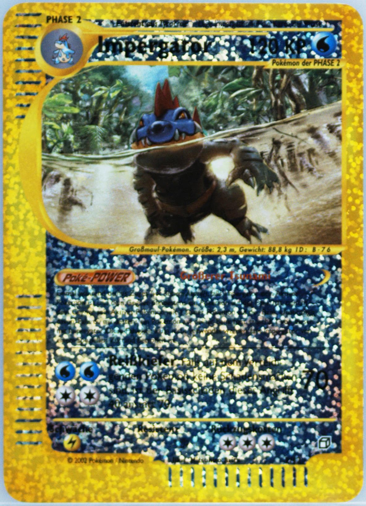 Impergator German (2) 2002 Pokemon Expedition Box Topper