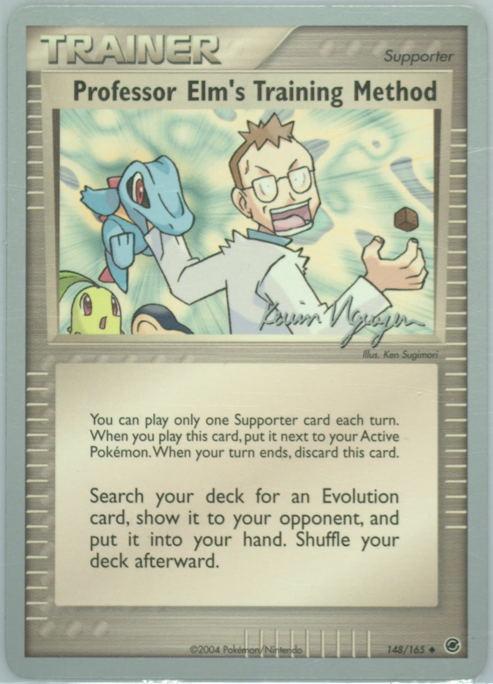 Professor Elm's Training Method Team Rushdown (148) 2004 Pokemon World Championships Promo