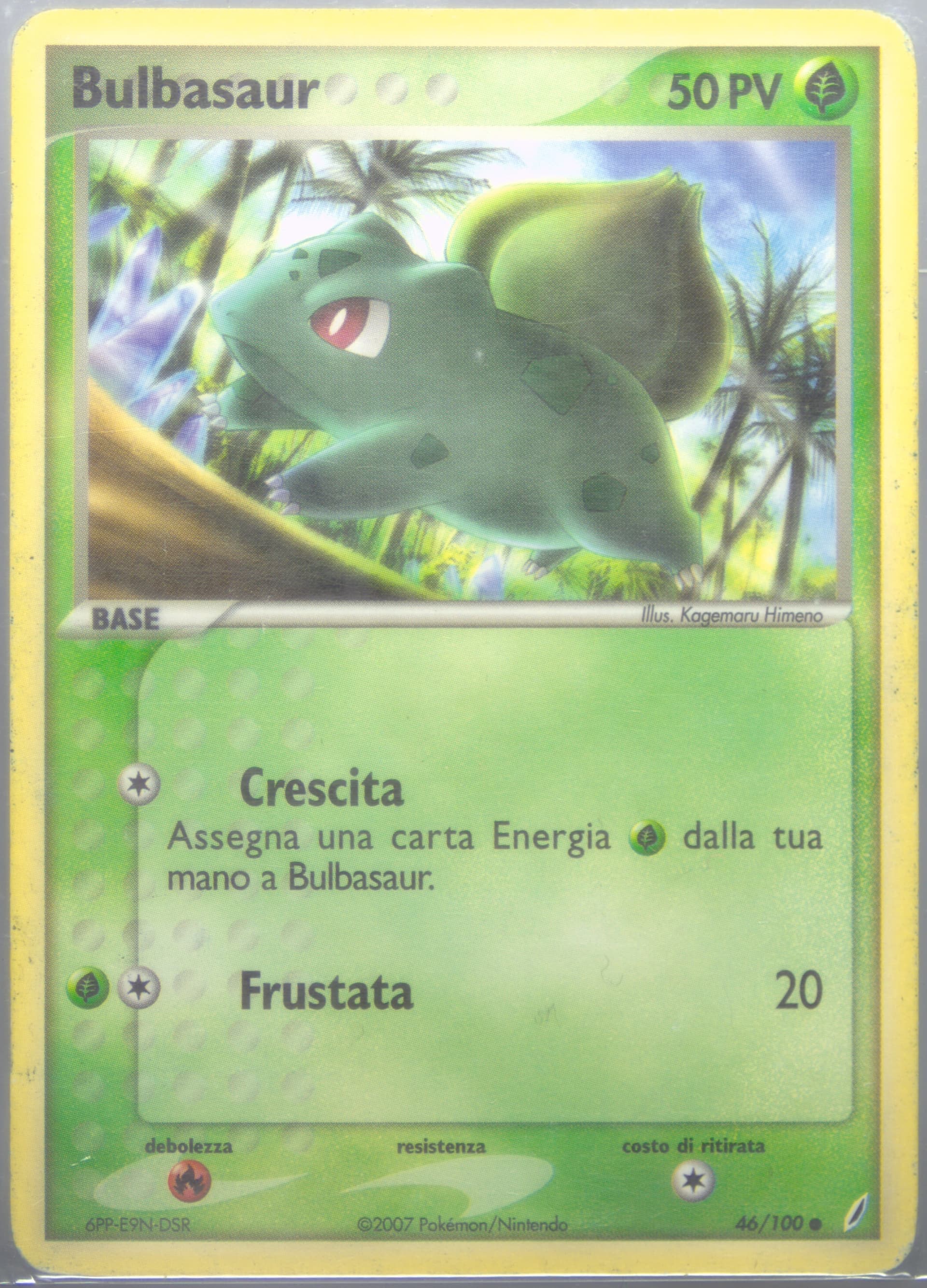 Bulbasaur (46) 2007 Pokemon Italian EX Crystal Guardians