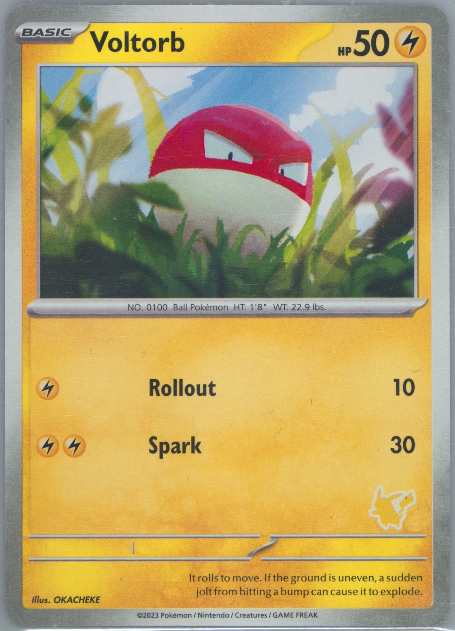 Voltorb 2023 Pokemon My First Battle-Pikachu Deck