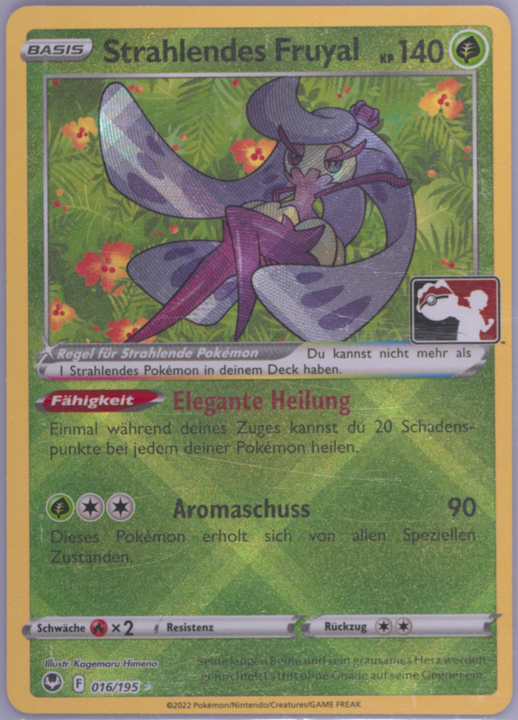 Radiant Tsareena German (016) 2023 Pokemon Play! Pokemon Prize Pack: Series 3