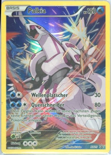 Full Art/Palkia Pikachu EX Legendary Collection-German (XY75) 2016 Pokemon XY Black Star Promo
