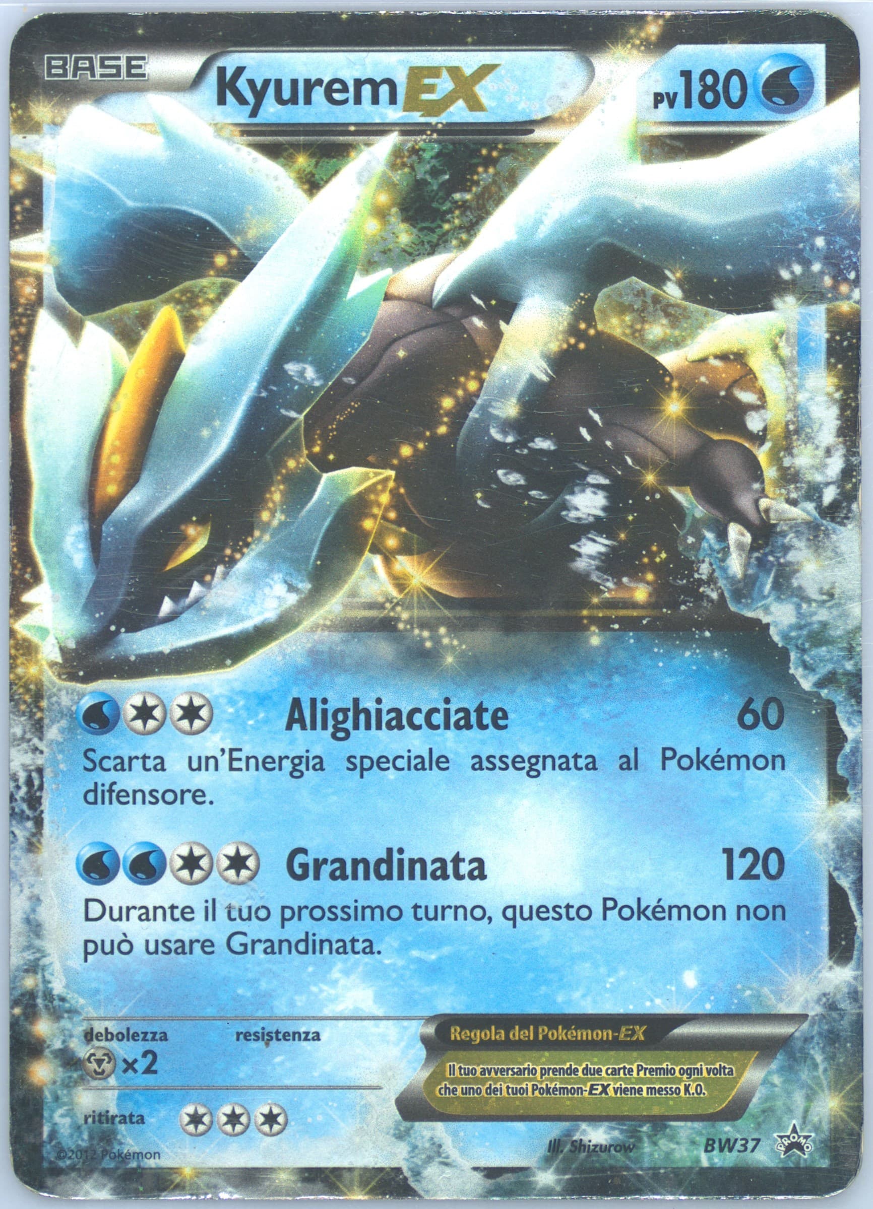 Kyurem EX EX Tins-Italian (BW37) 2013 Pokemon Black & White Promo