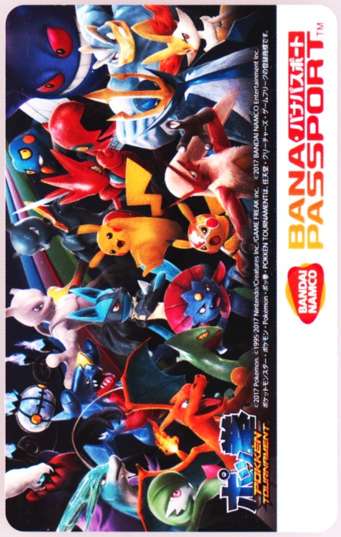 Pokken Fighters Bana Passport-Niconico Chokaigi 2017 Pokemon Promo Pokken Tournament