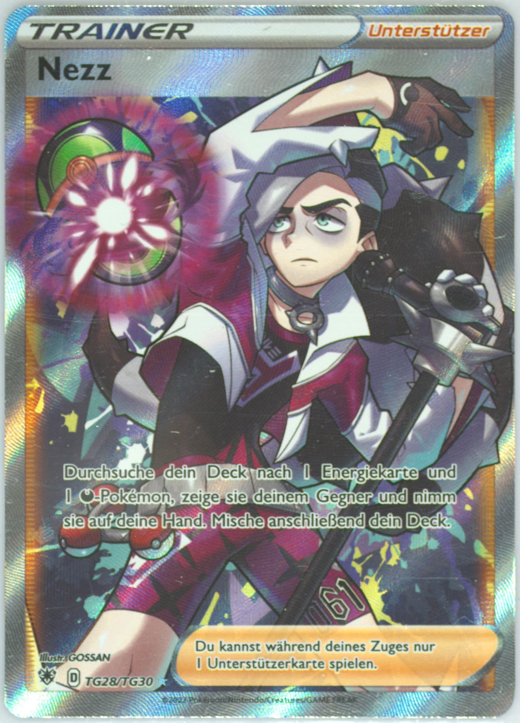 Full Art/Nezz German (TG28) 2022 Pokemon Sword & Shield Astral Radiance