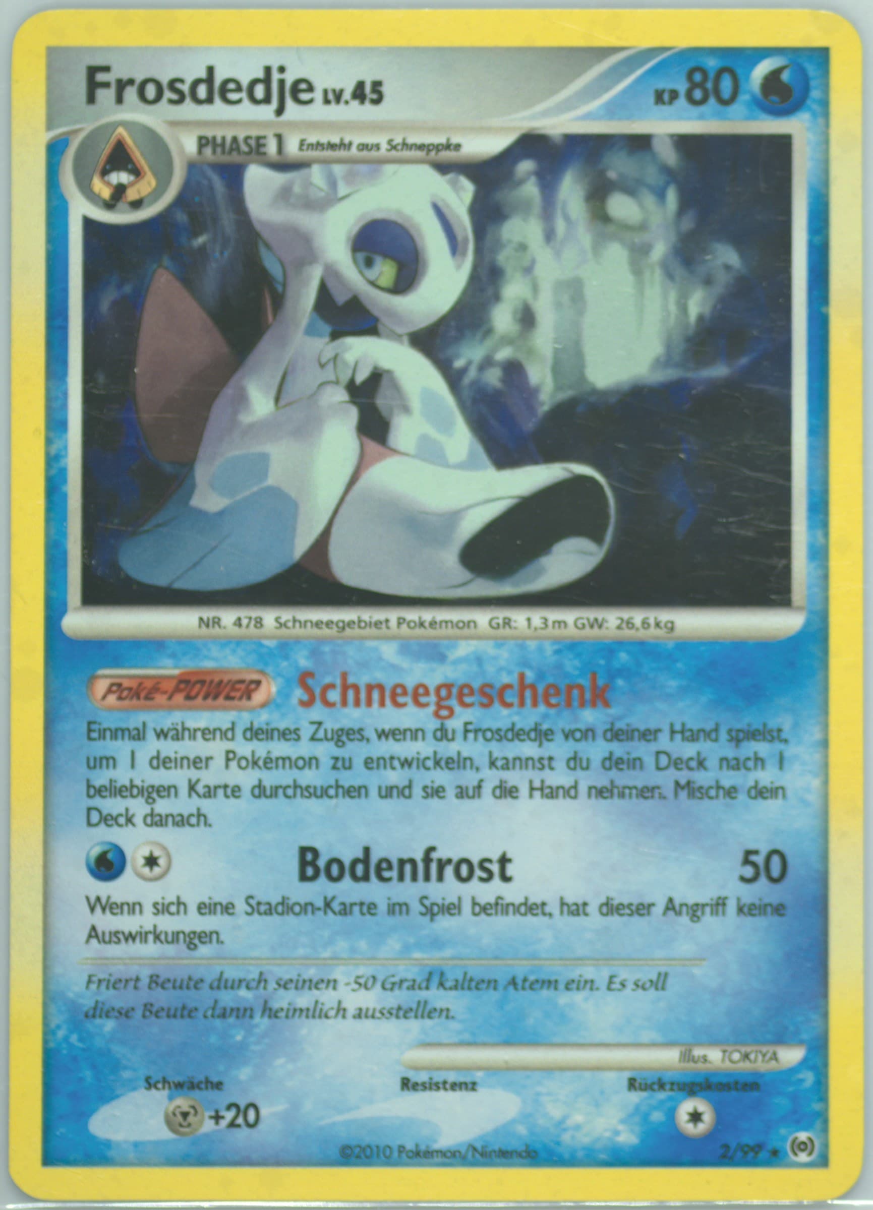 Frosdedje-Holo (2) 2010 Pokemon Platinum Arceus German
