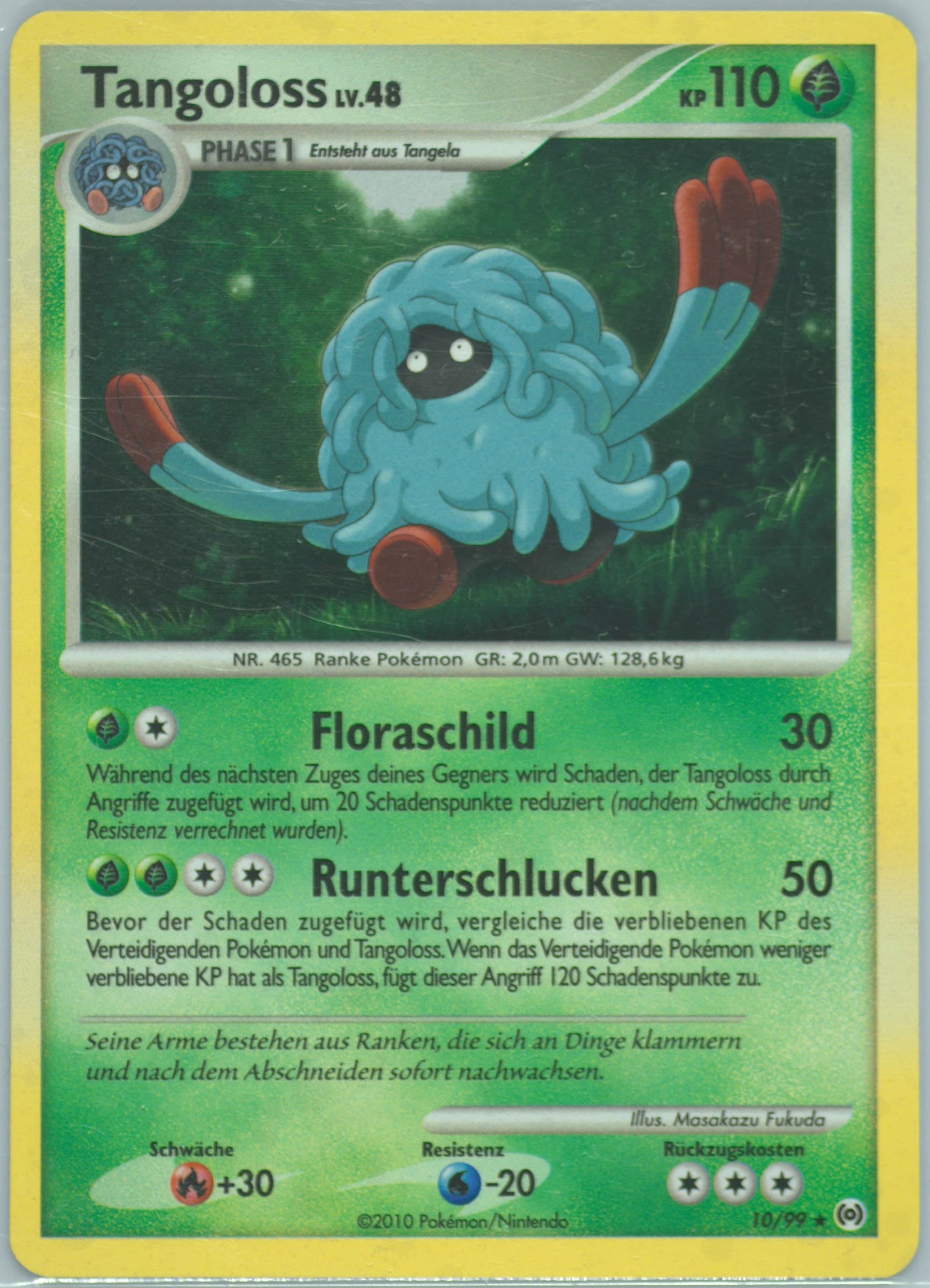 Tangoloss-Holo (10) 2010 Pokemon Platinum Arceus German