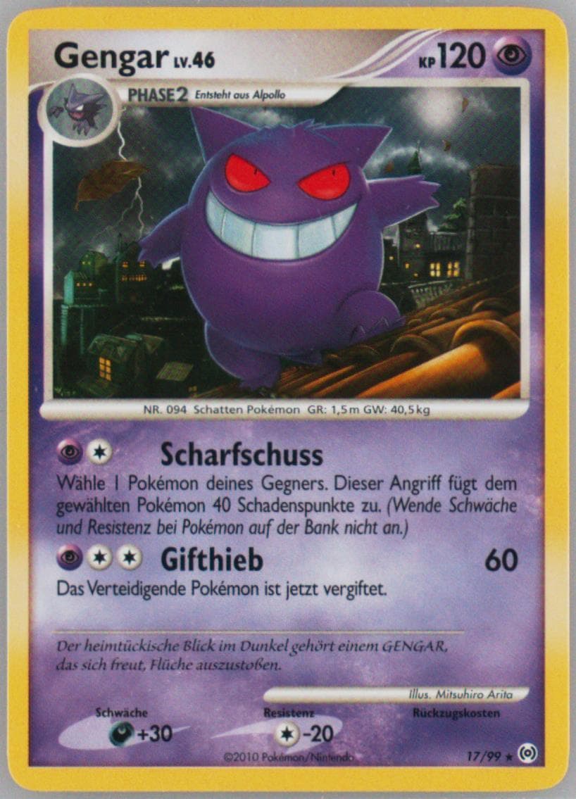 Gengar (17) 2010 Pokemon Platinum Arceus German