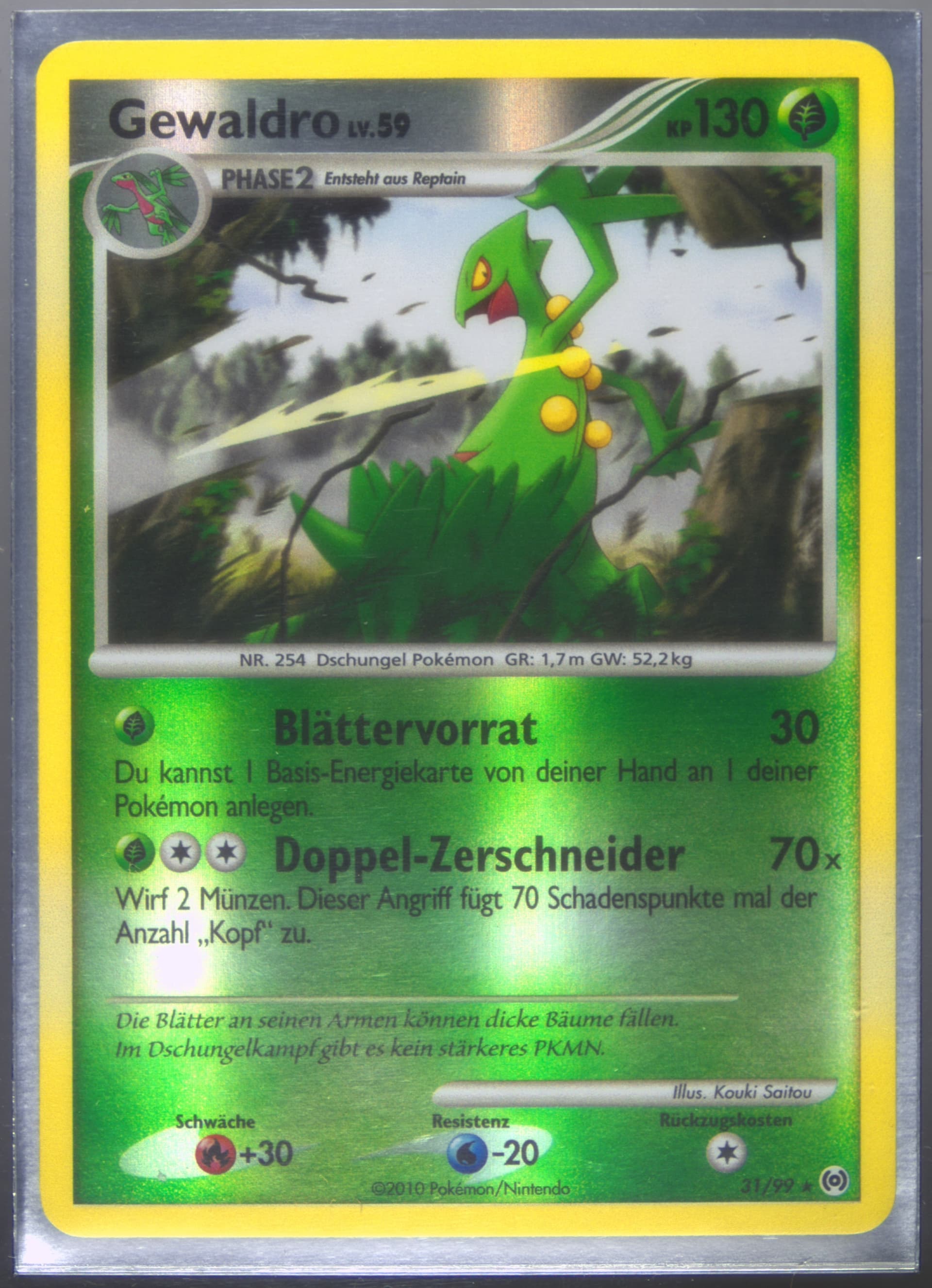 Gewaldro-Reverse Foil (31) 2010 Pokemon Platinum Arceus German