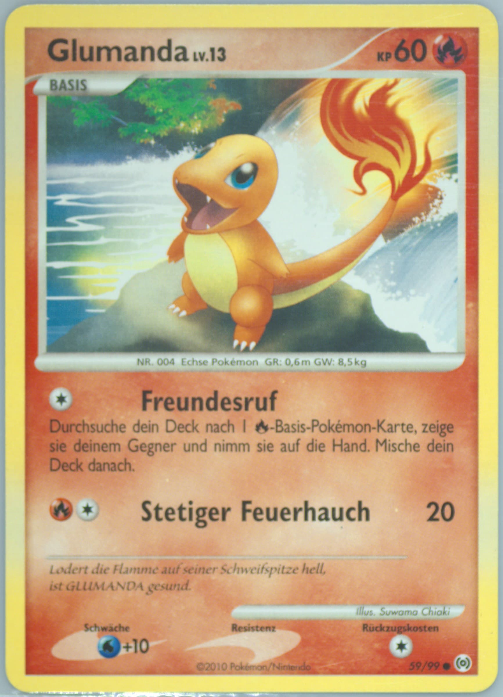 Glumanda (59) 2010 Pokemon Platinum Arceus German