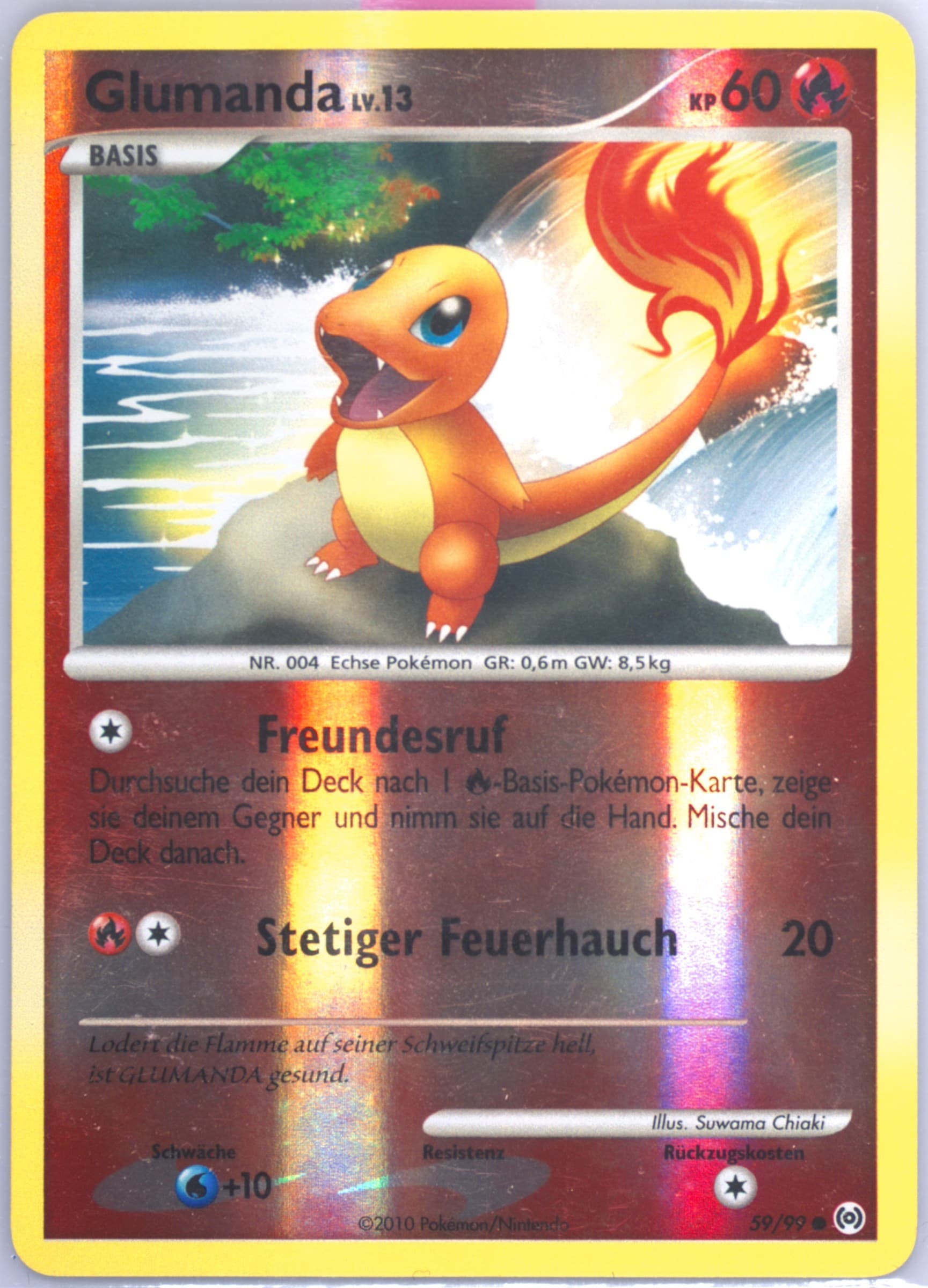 Glumanda-Reverse Foil (59) 2010 Pokemon Platinum Arceus German