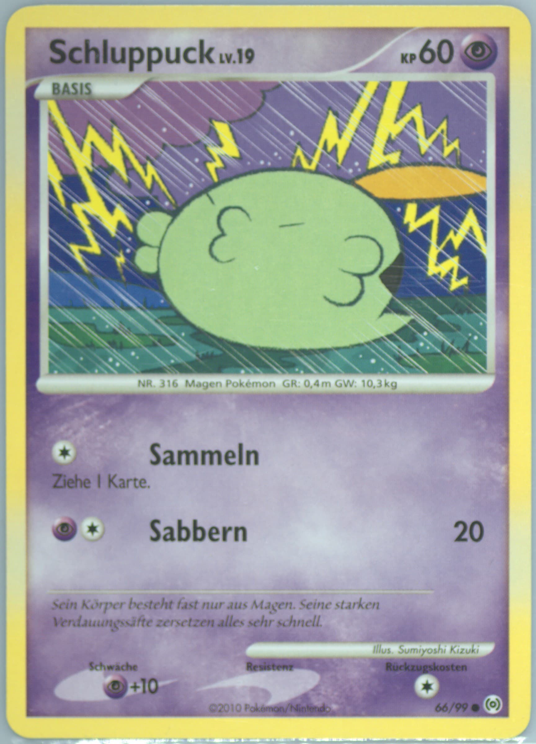 Schluppuck (66) 2010 Pokemon Platinum Arceus German