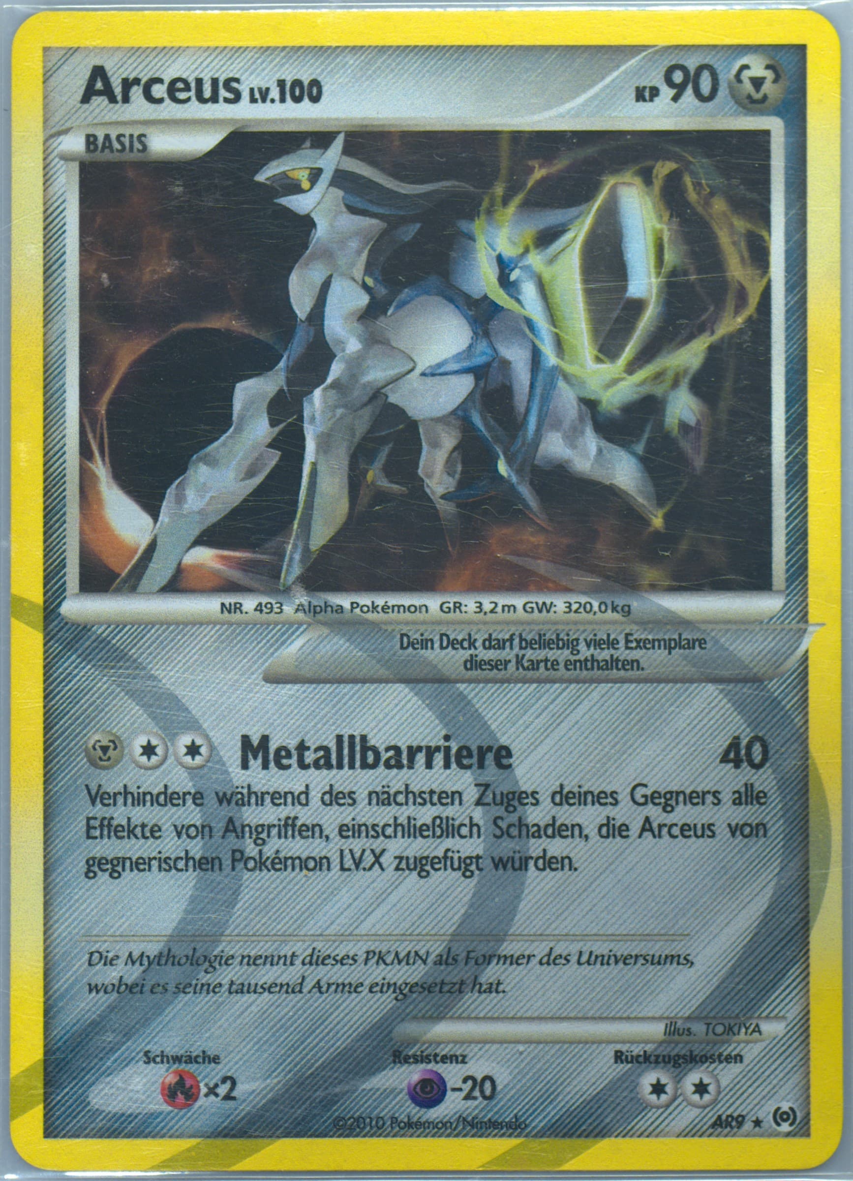 Arceus-Holo (AR9) 2010 Pokemon Platinum Arceus German