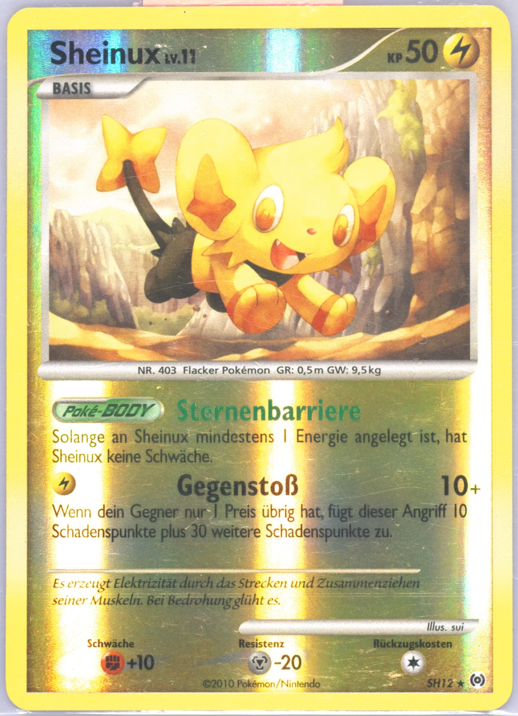 Sheinux-Reverse Foil (SH12) 2010 Pokemon Platinum Arceus German
