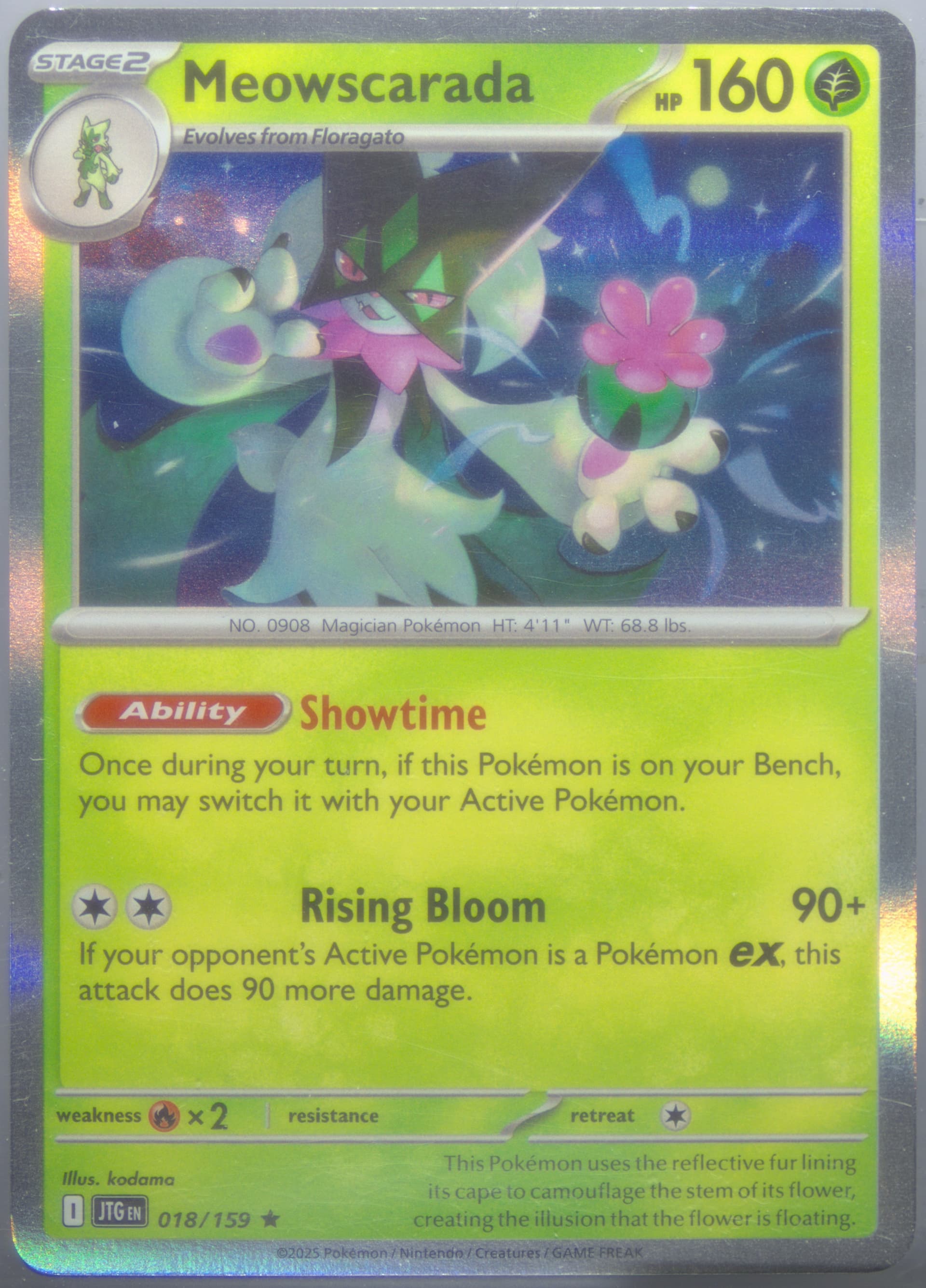 Meowscarada (018) 2025 Pokemon Jtg EN-Journey Together