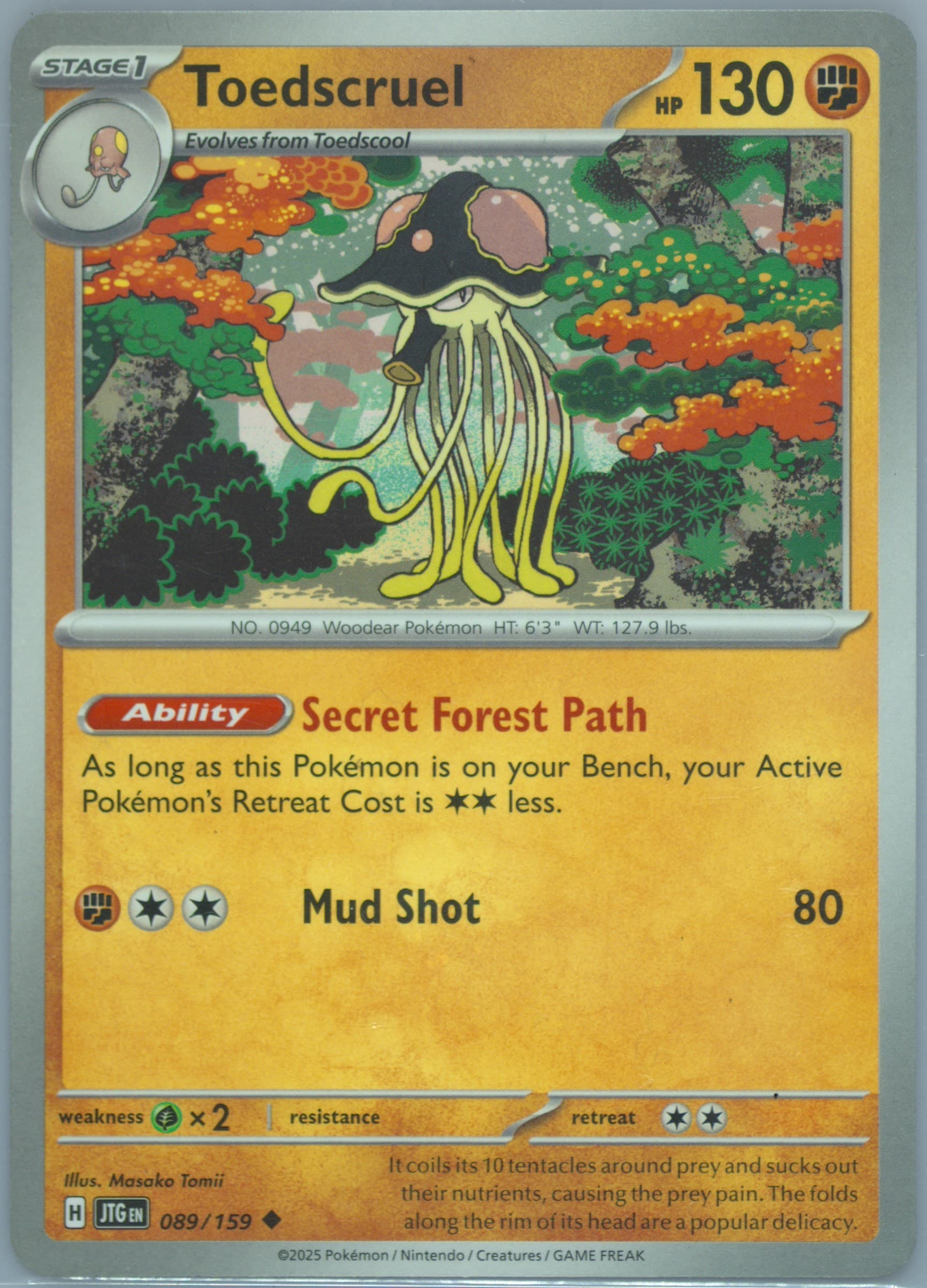 Toedscruel (089) 2025 Pokemon Jtg EN-Journey Together