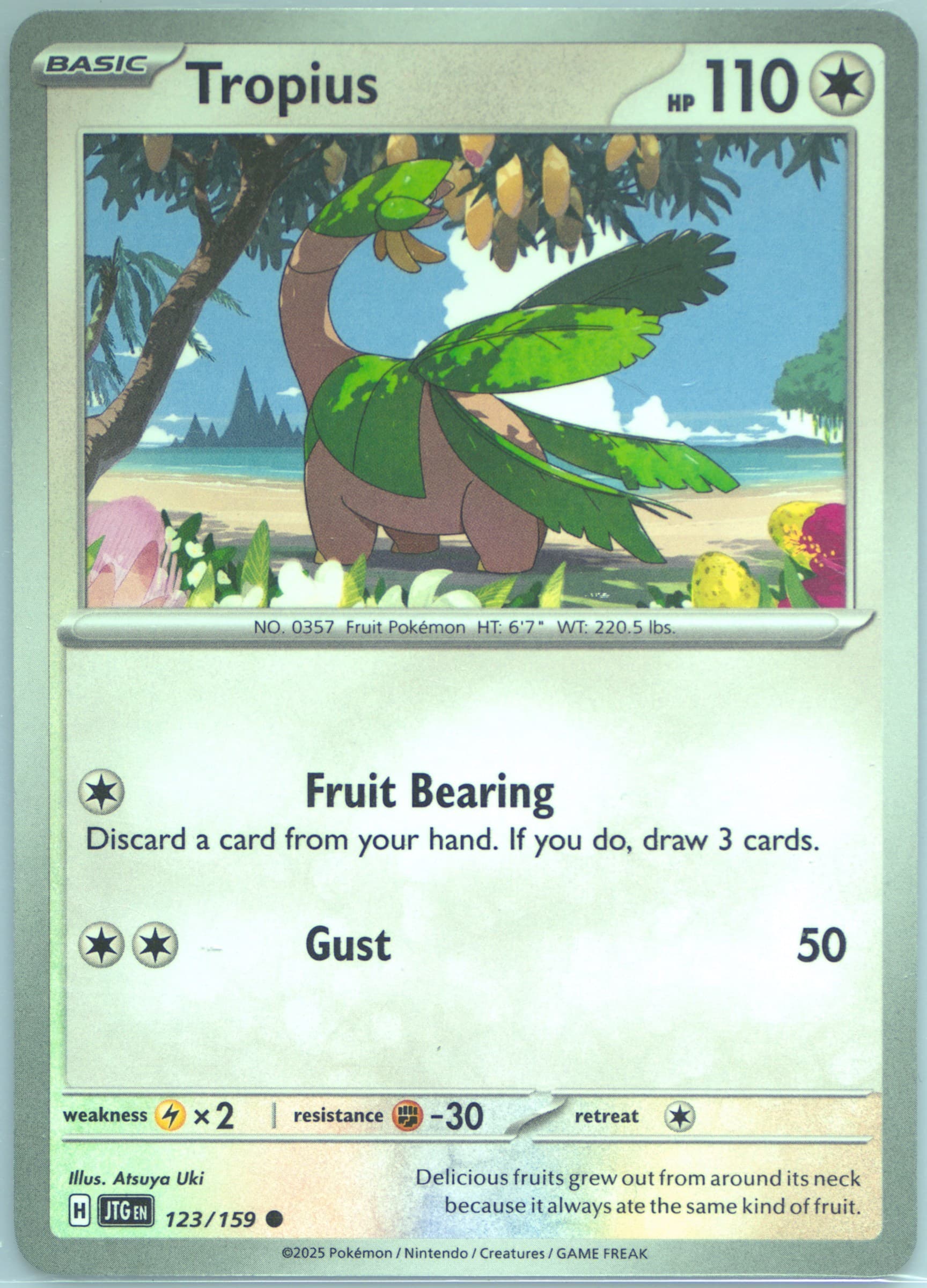 Tropius (123) 2025 Pokemon Jtg EN-Journey Together