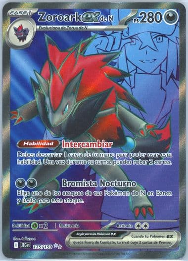 N's Zoroark EX Ultra Rare (175) 2025 Pokemon Spanish Jtg ES-Journey Together