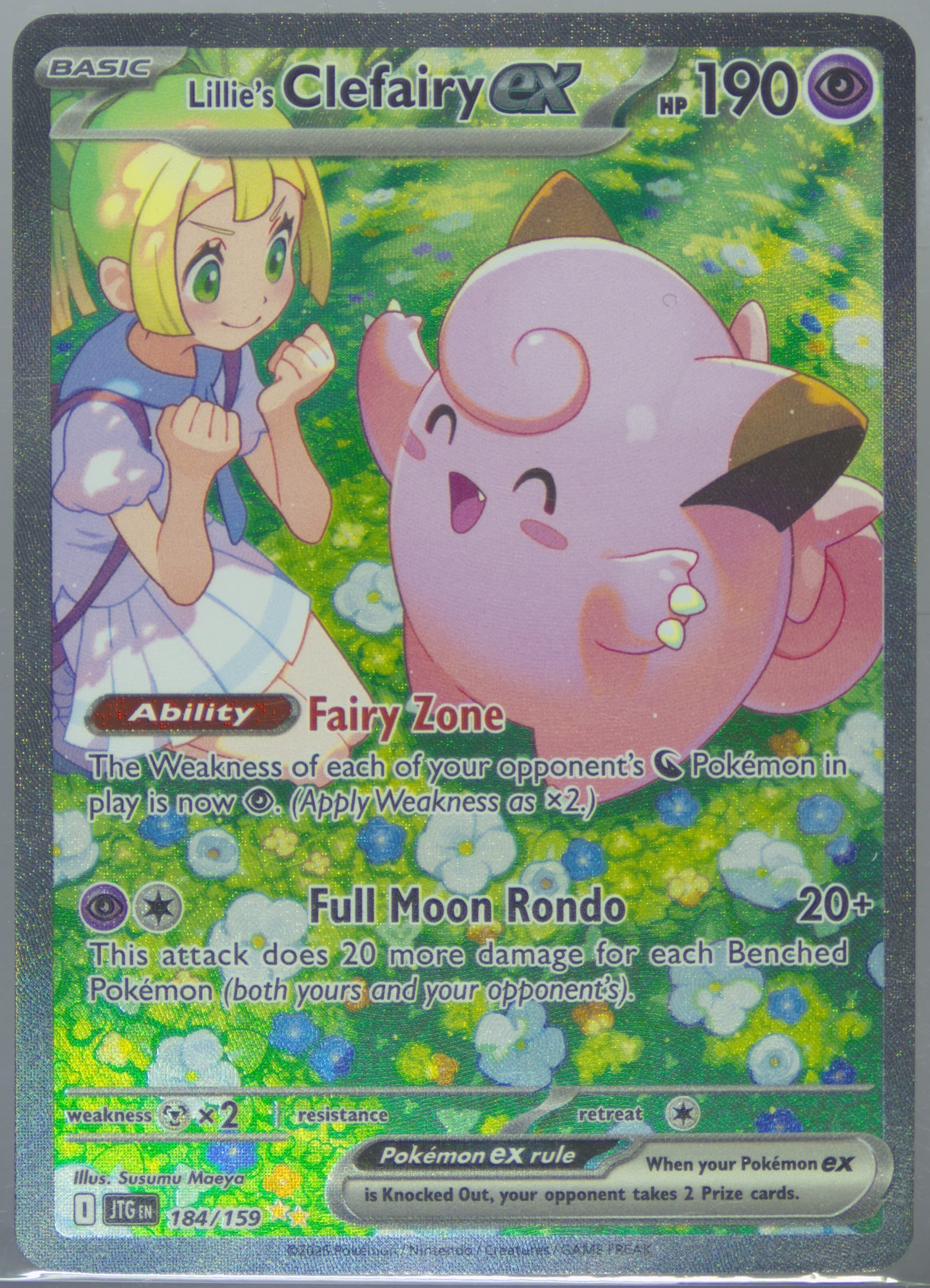 Lillie's Clefairy EX Special Illustration Rare (184) 2025 Pokemon Latin American Jtg La-Journey Together