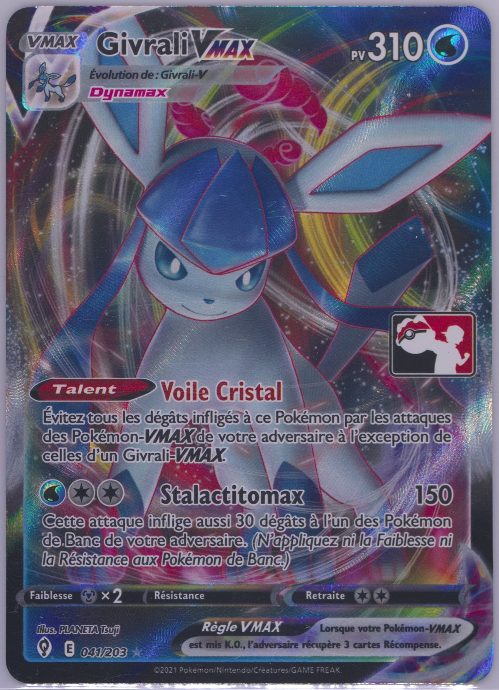 Givrali Vmax French (041) 2022-2023 Pokemon Play! Pokemon Prize Pack