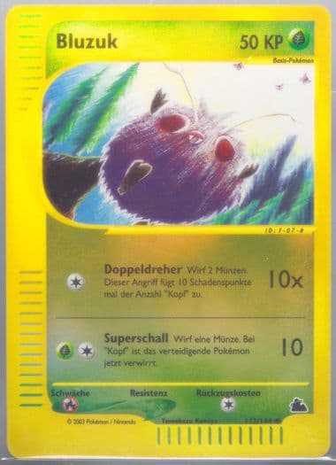 Bluzuk-Reverse Foil German (112) 2003 Pokemon Skyridge