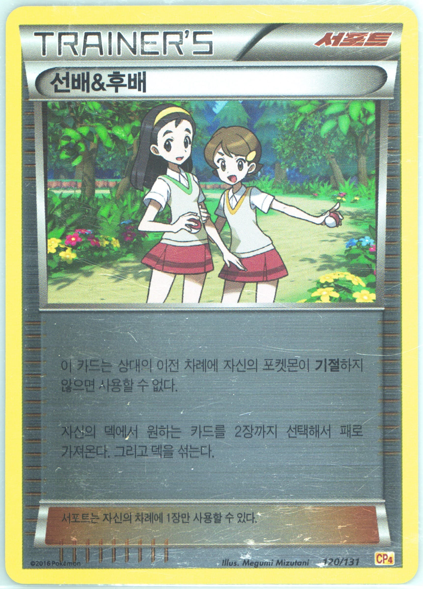 Teammates (120) 2016 Pokemon Korean Premium Champion Pack