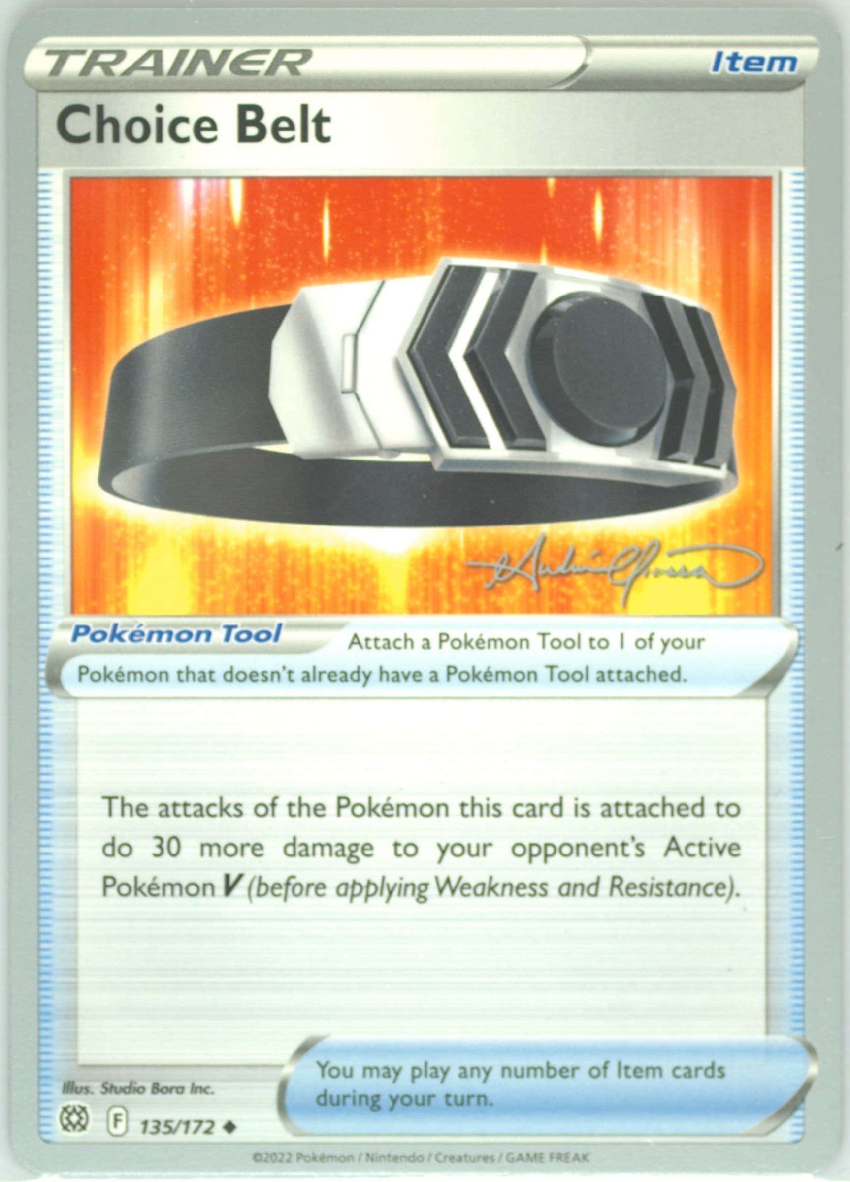 Choice Belt (135) 2022 Pokemon World Championships Promo
