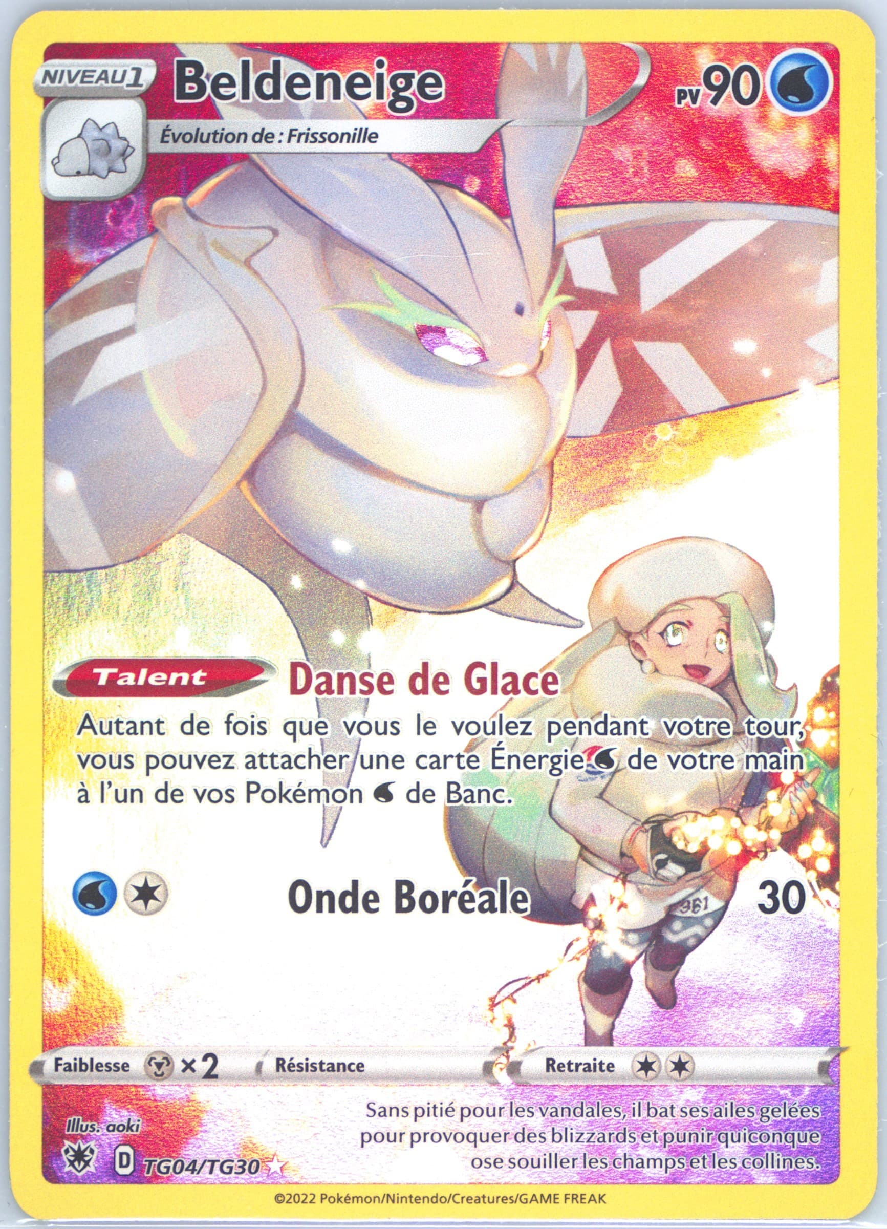 Full Art/Beldeneige French (TG04) 2022 Pokemon Sword & Shield Astral Radiance