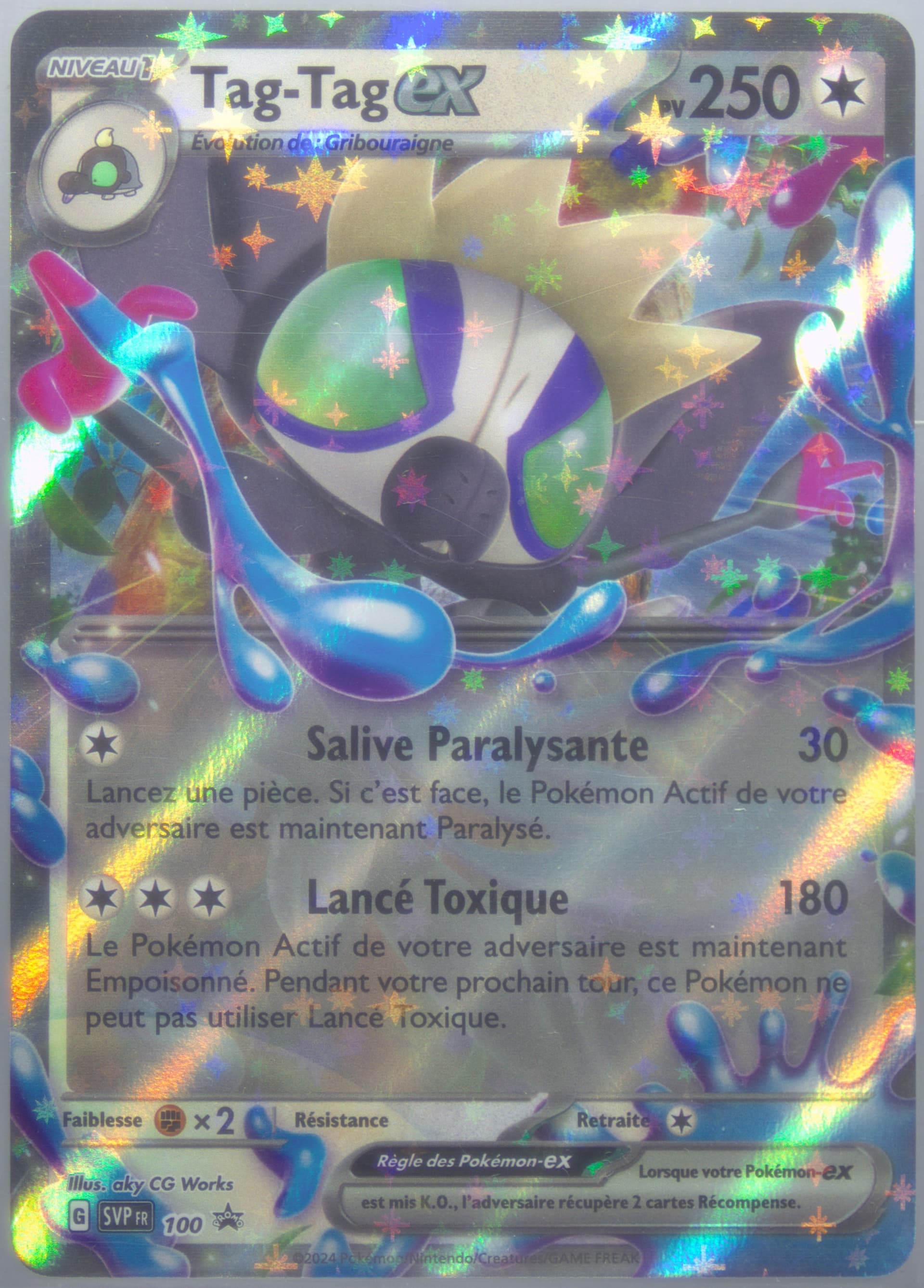 Grafaiai EX Grafaiai EX Box (100) 2024 Pokemon French Svp FR-SV Black Star Promo
