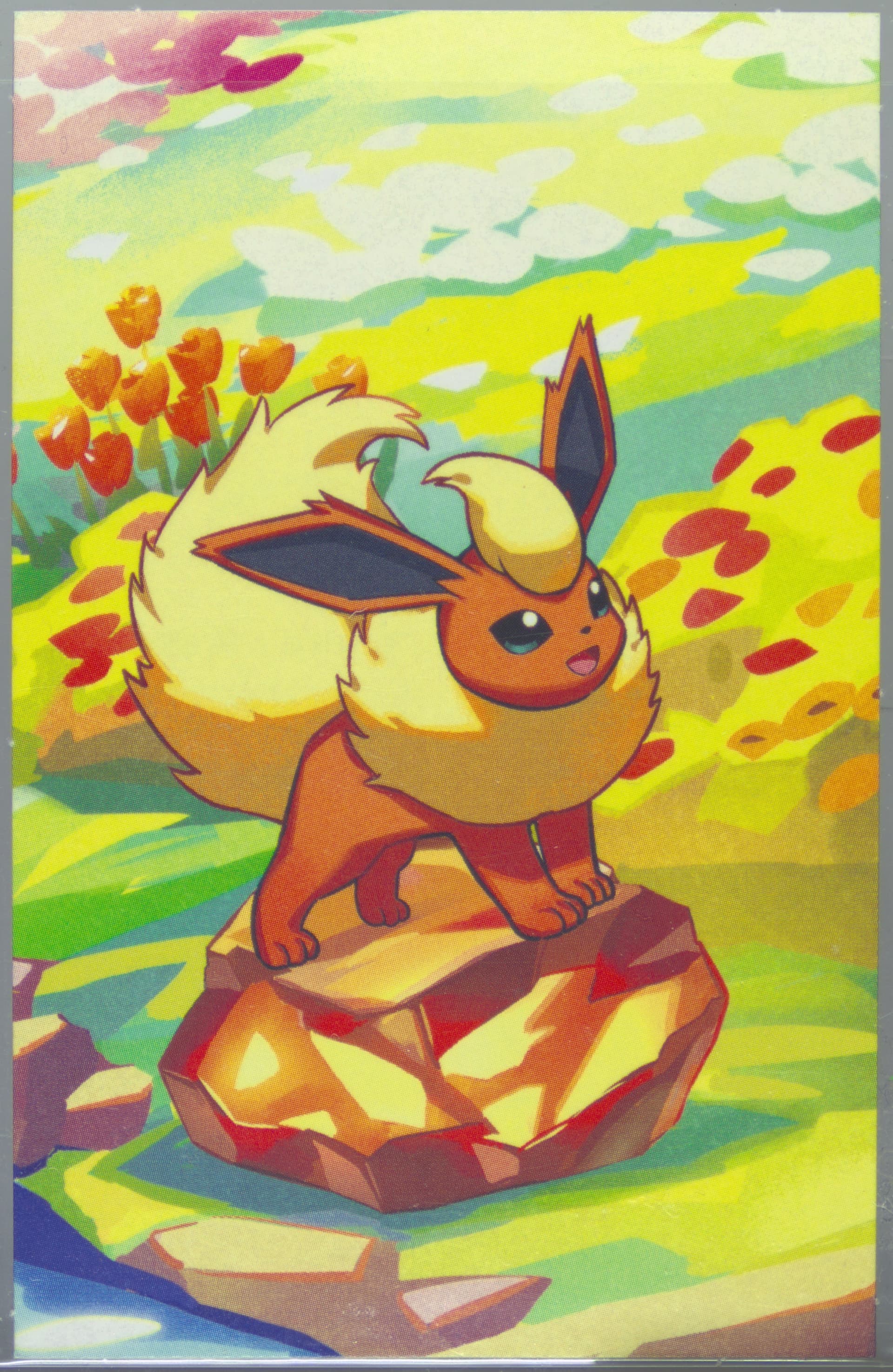 Flareon 2025 Pokemon Prismatic Evolutions Mini Tins