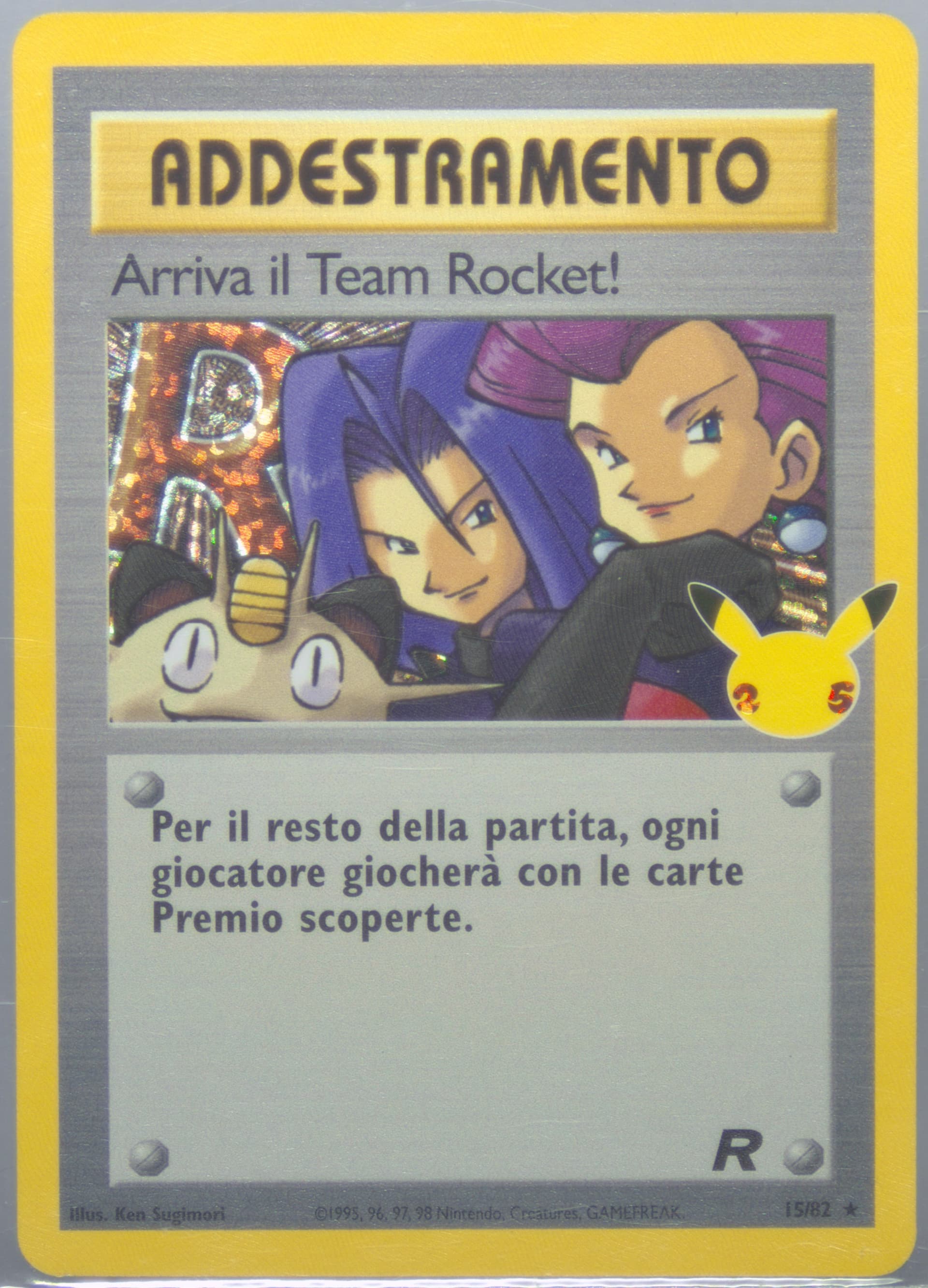 Here Comes Team Rocket!-Holo Italian (15) 2021 Pokemon Celebrations Classic Collection