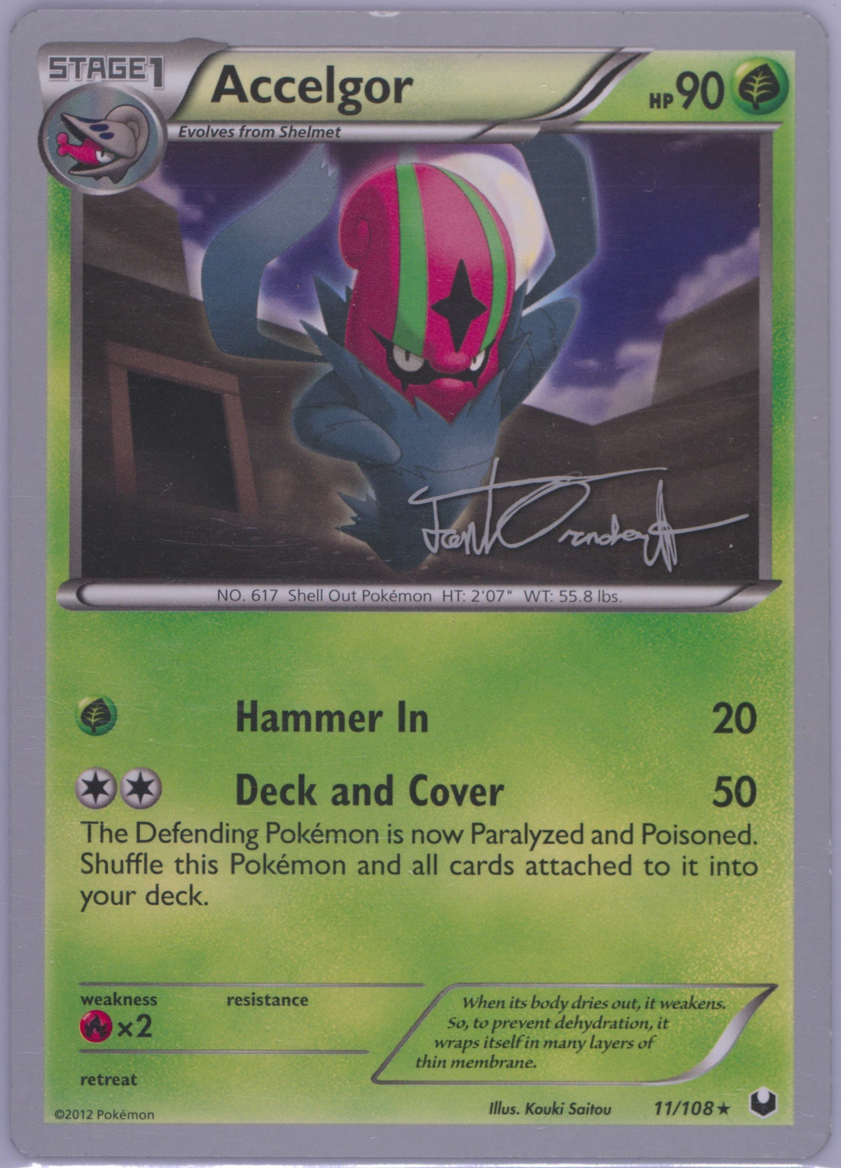 Accelgor Trevgor (11) 2014 Pokemon World Championships Promo