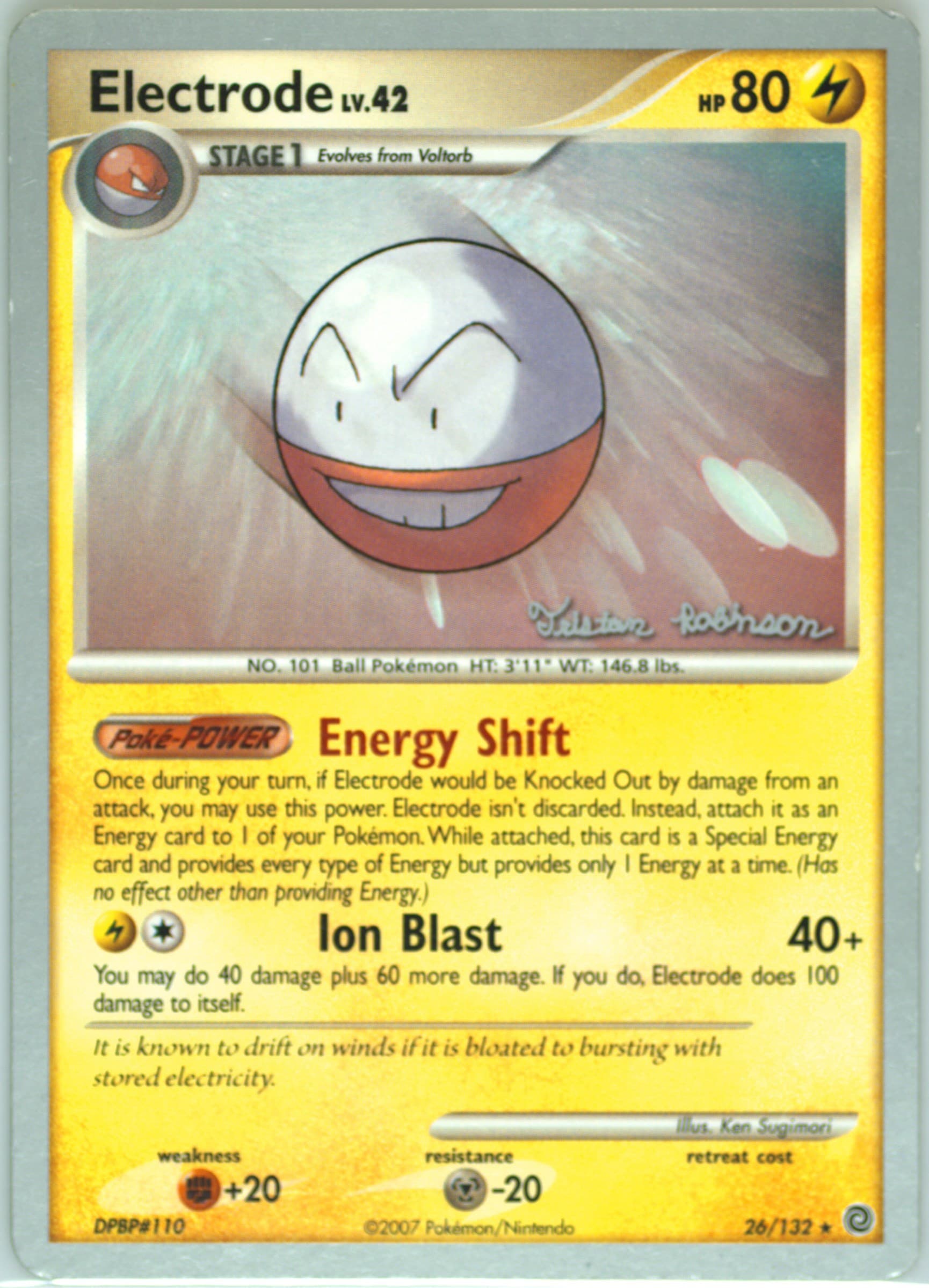 Electrode Intimidation (26) 2008 Pokemon World Championships Promo