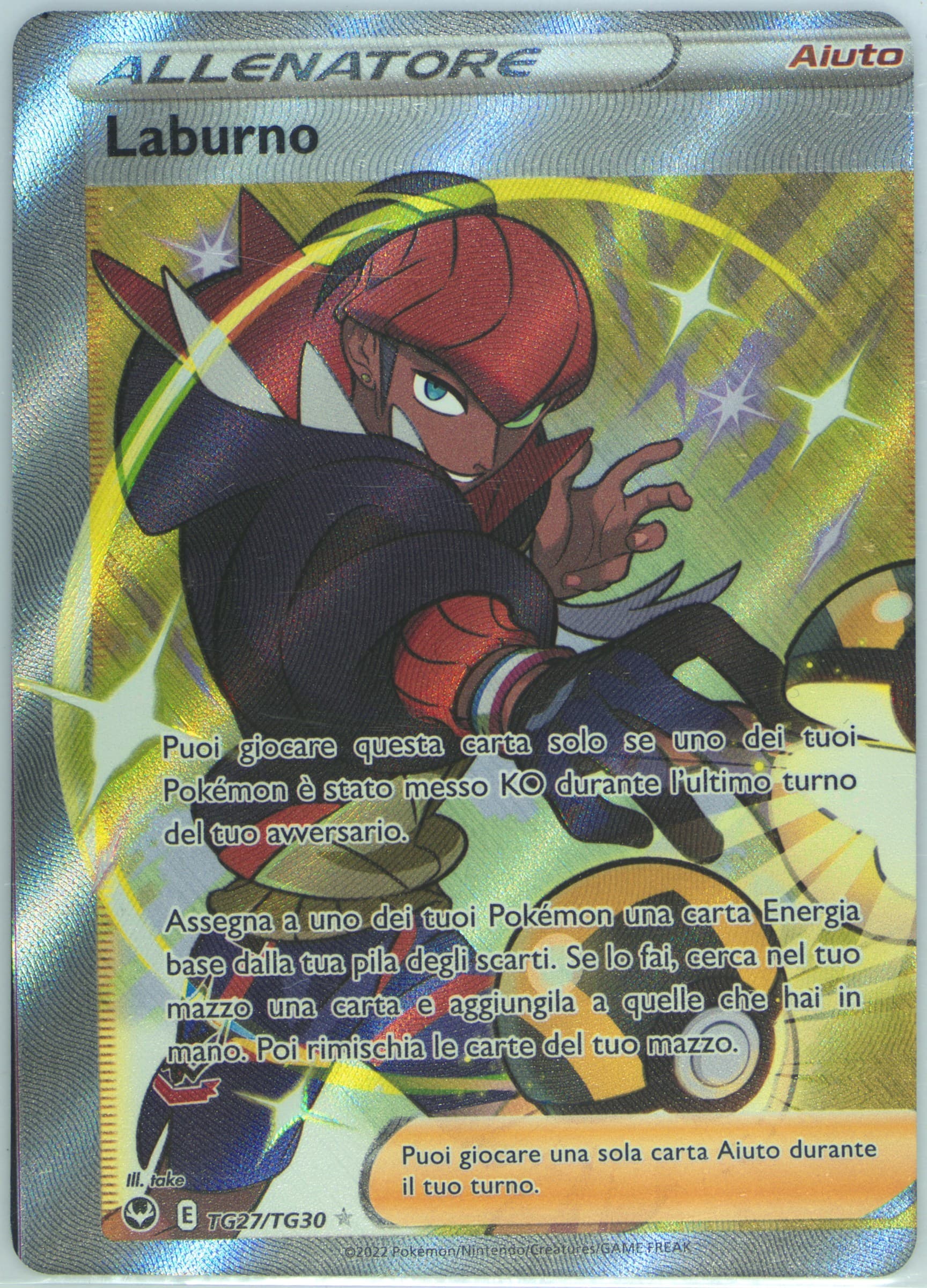 Full Art/Laburno Italian (TG27) 2022 Pokemon Sword & Shield Silver Tempest