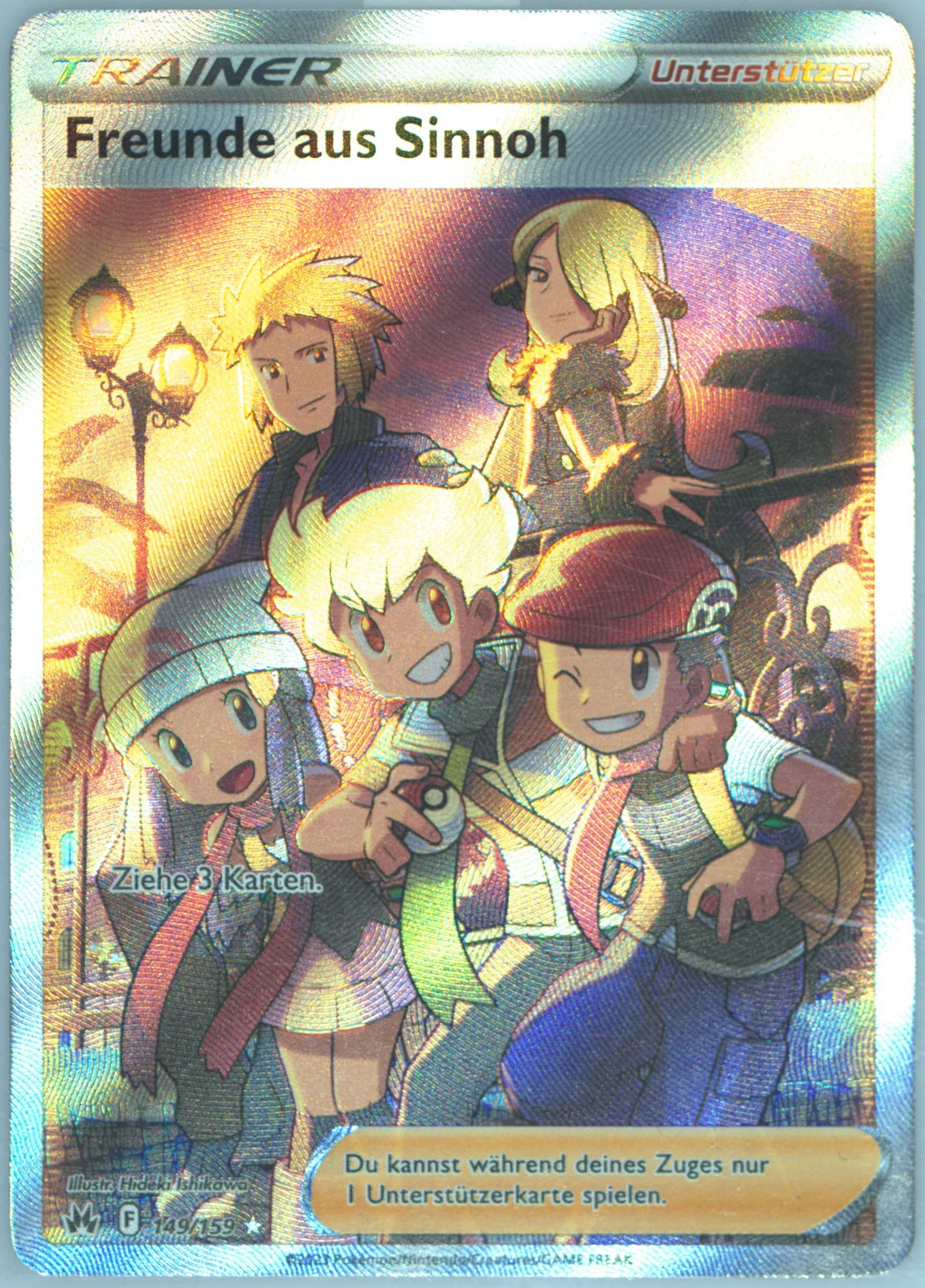 Full Art/Freunde Aus Sinnoh German (149) 2023 Pokemon Sword and Shield Crown Zenith