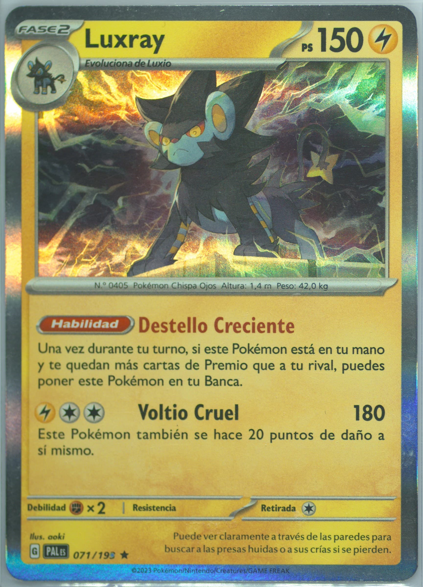 Luxray (071) 2023 Pokemon Spanish Pal ES-Paldea Evolved