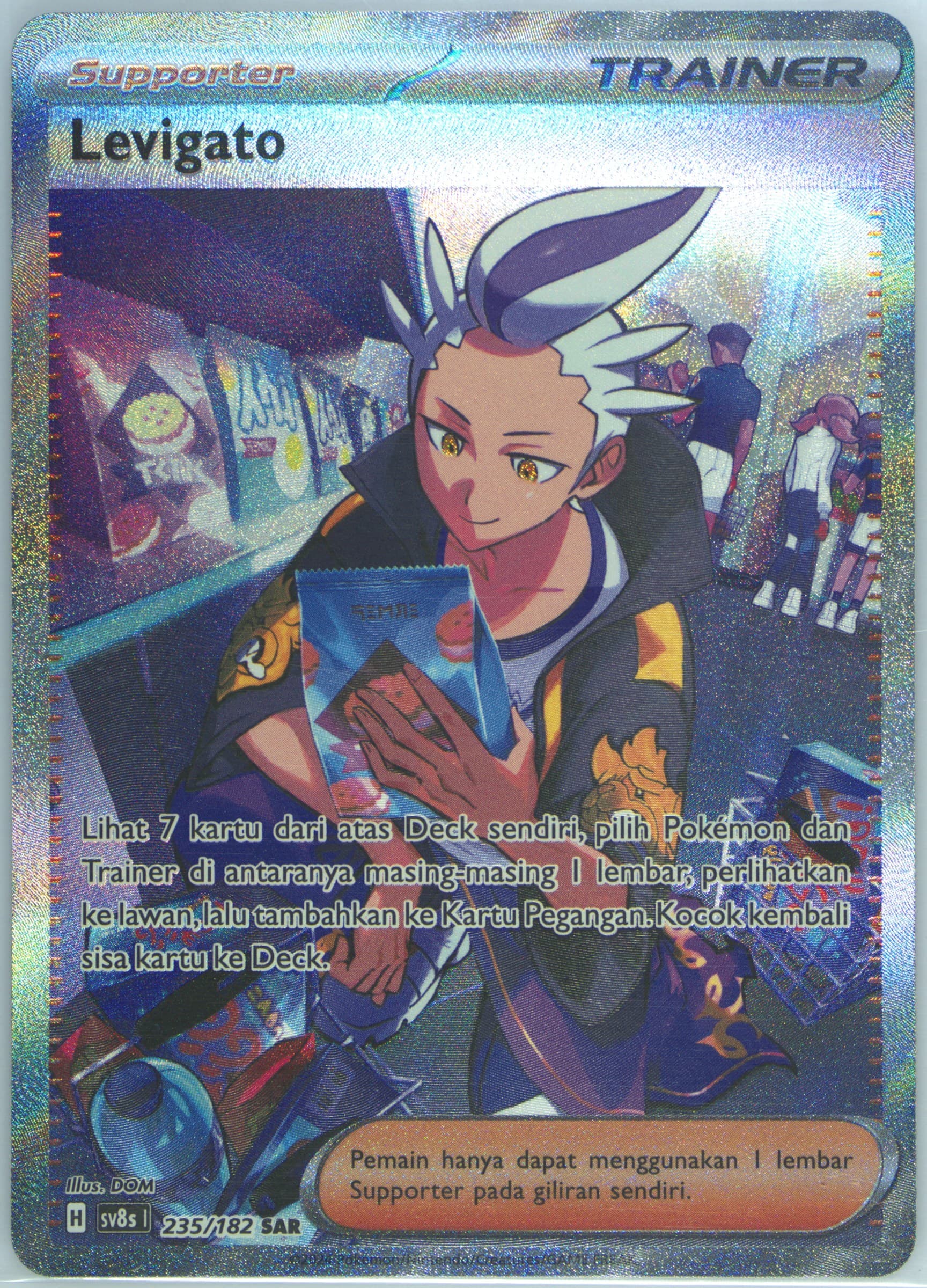 Drayton Special Art Rare (235) 2024 Pokemon Indonesian Sv8s I-Stellar Lightning