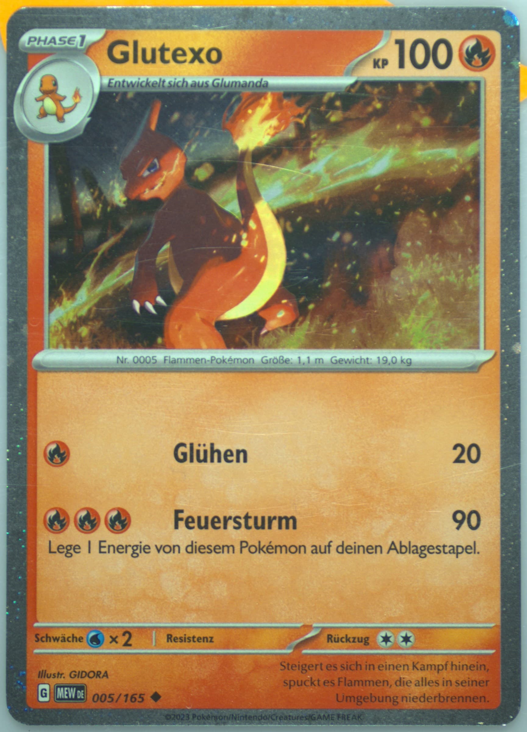 Charmeleon Charizard EX Super-Premium Collection (005) 2024 Pokemon German Mew de-151
