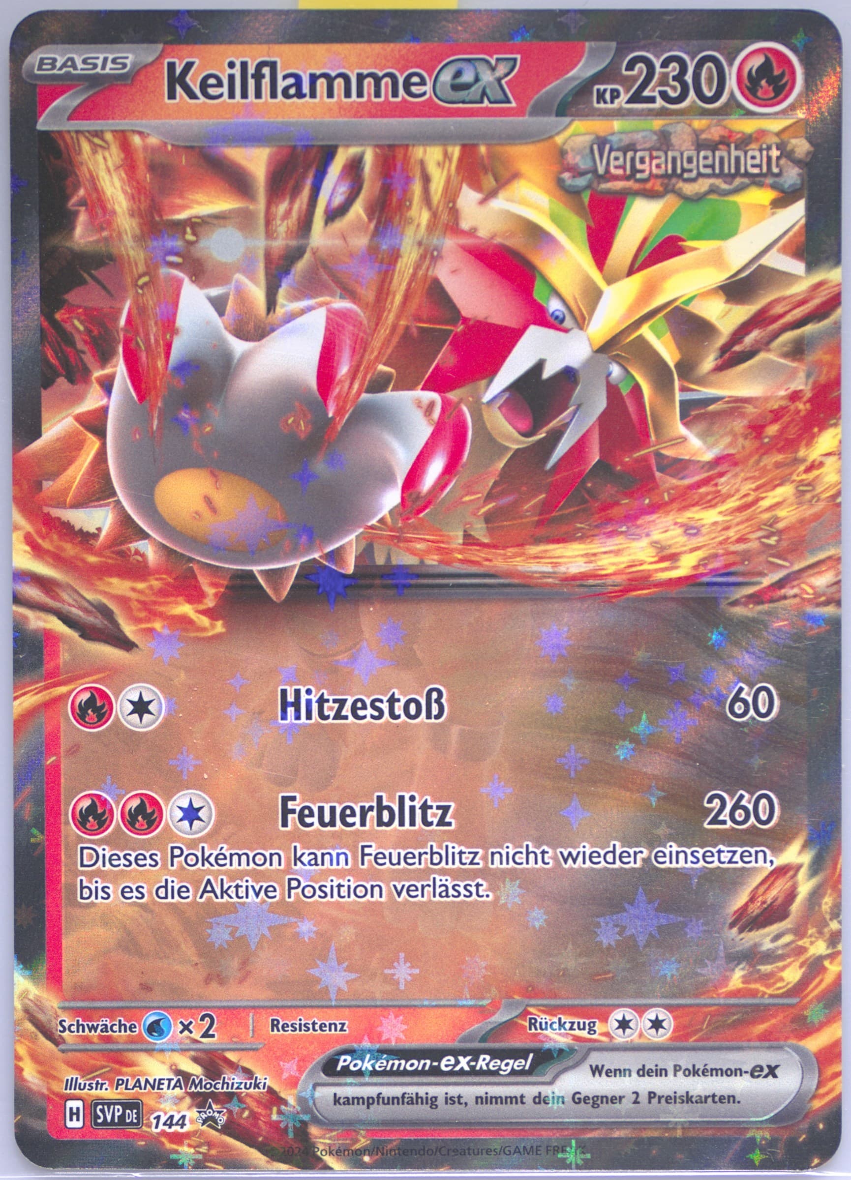 Gouging Fire EX Paradox Destinies Tin (144) 2024 Pokemon German Svp de-SV Black Star Promo
