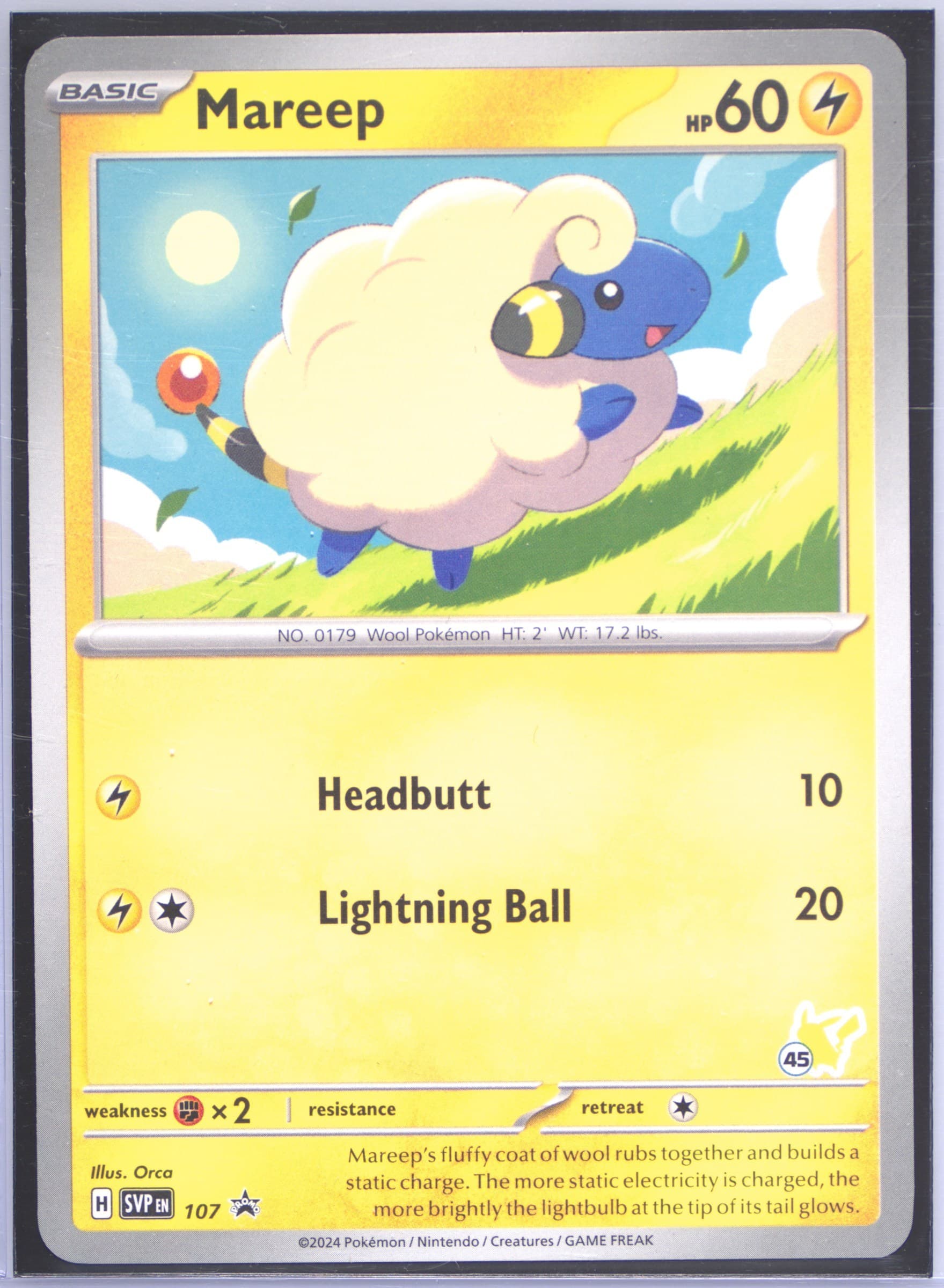 Mareep (45) 2024 Pokemon Battle Academy