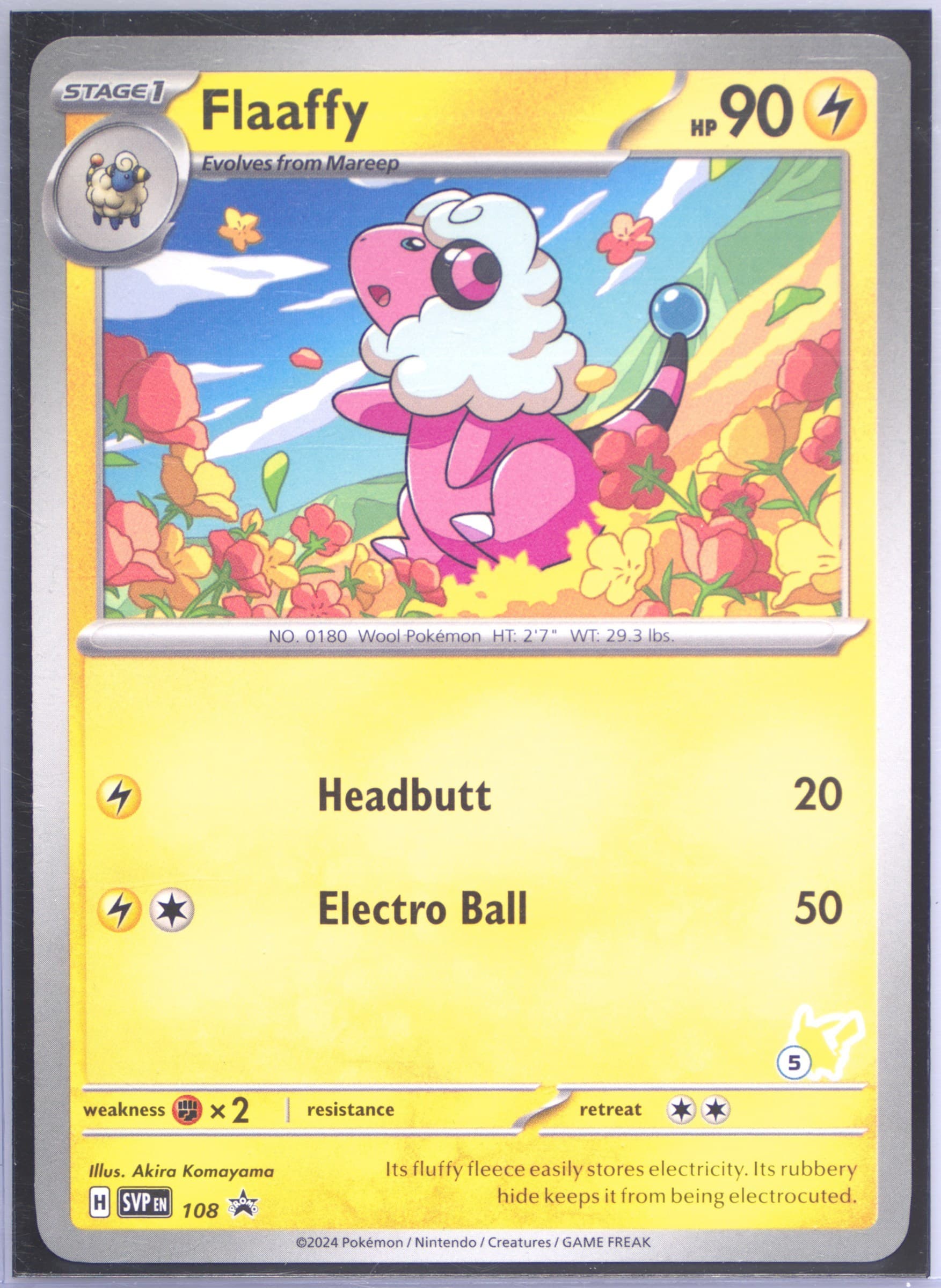 Flaaffy (5) 2024 Pokemon Battle Academy