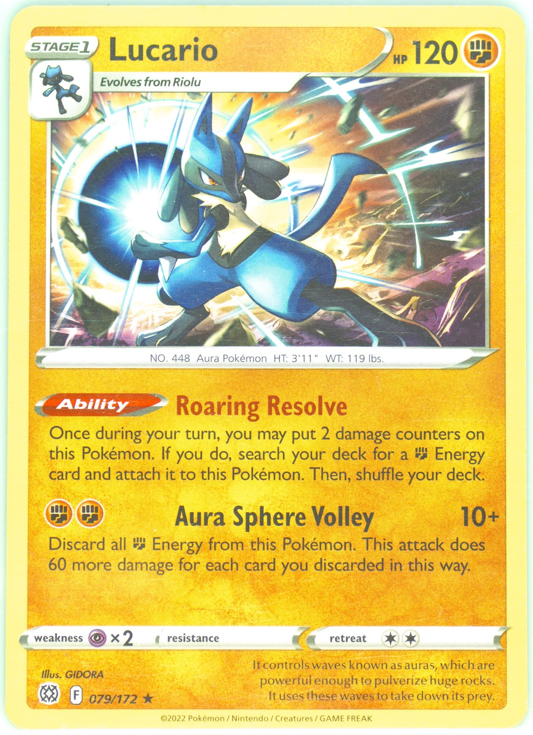 Lucario Build & Battle Box (079) 2022 Pokemon Sword & Shield Brilliant Stars