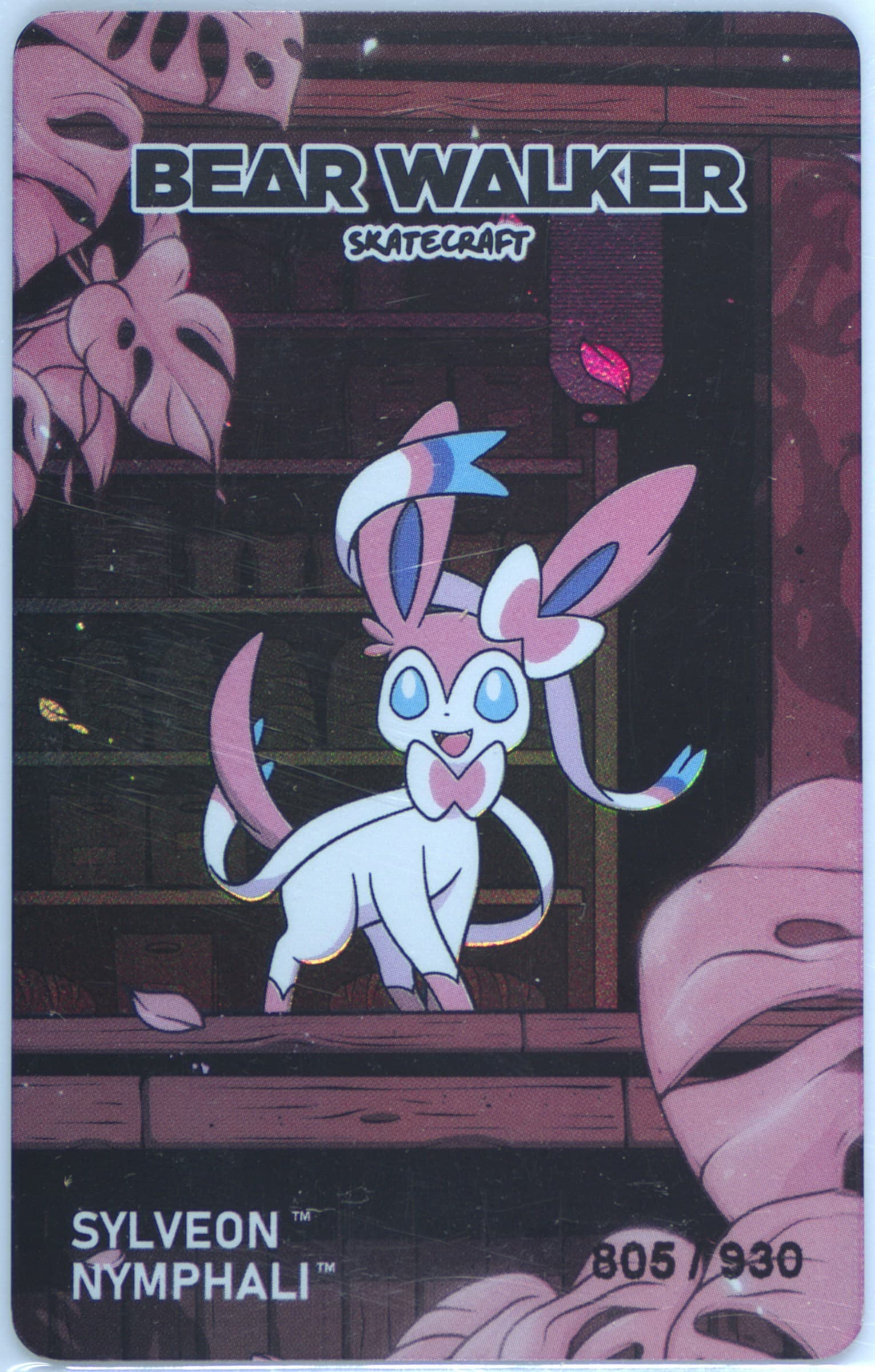 Sylveon 2025 Pokemon Center X Bear Walker Collection Cards