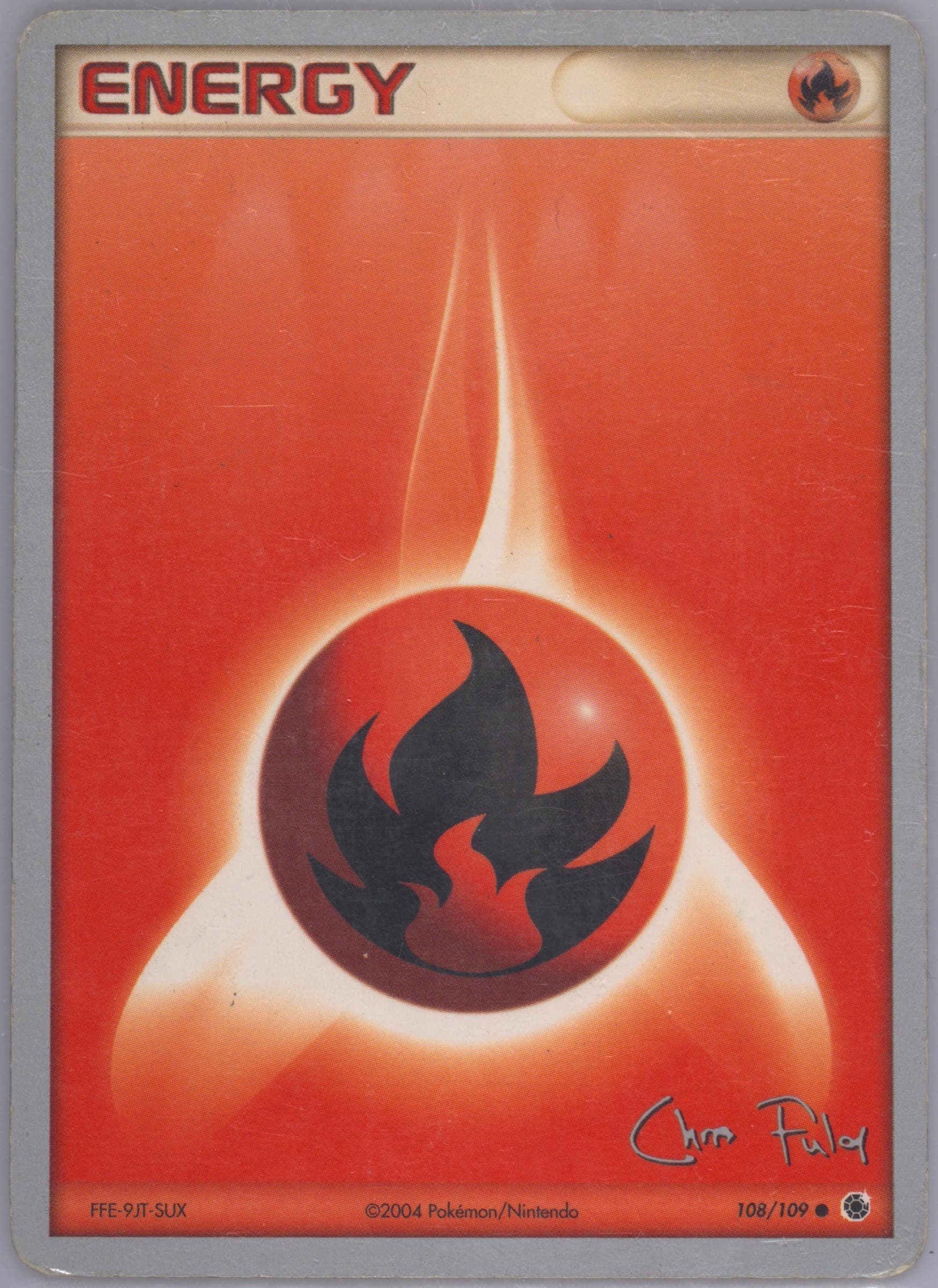 Fire Energy Blaziken Tech (108) 2004 Pokemon World Championships Promo
