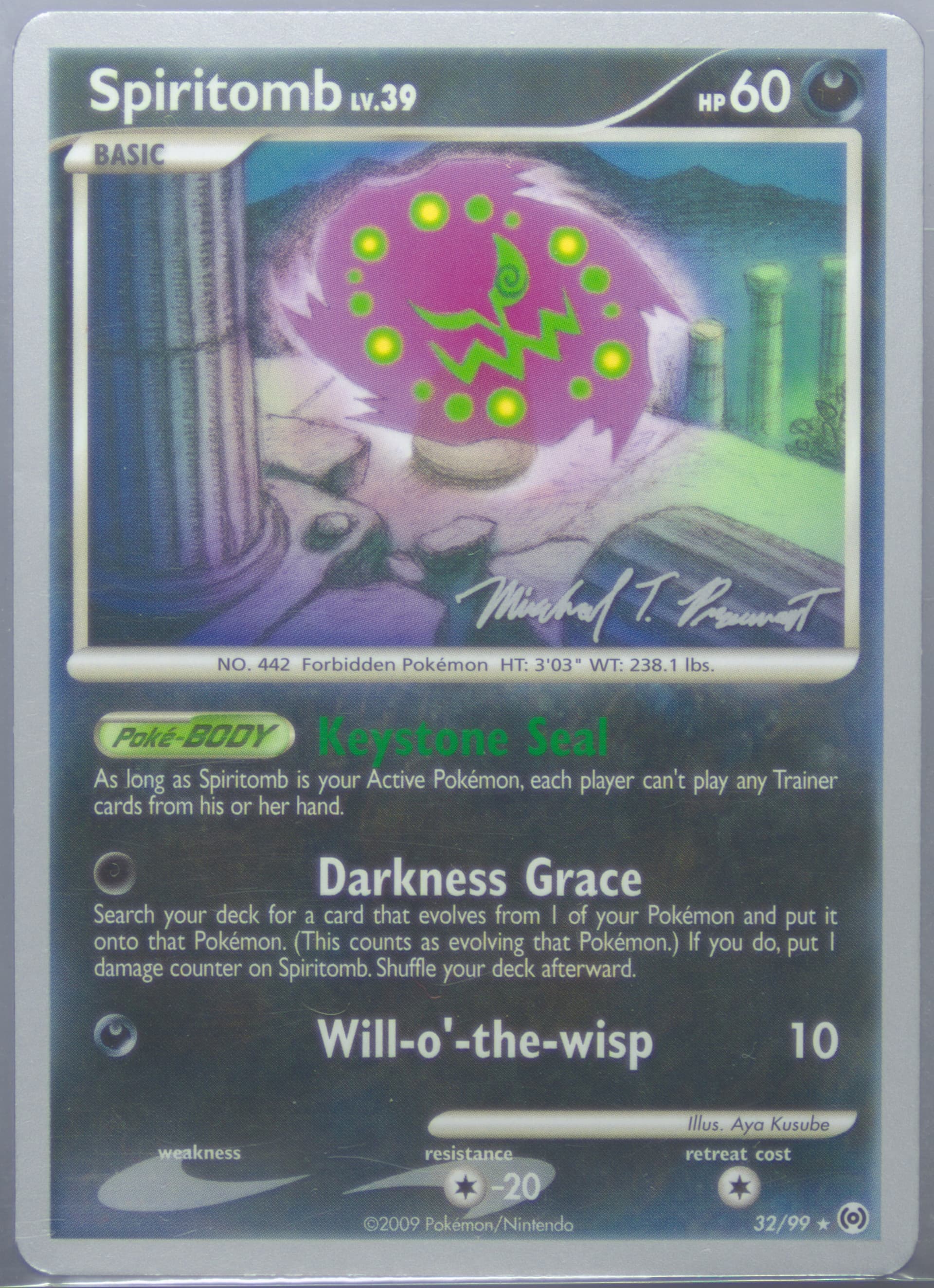 Spiritomb Boltevoir (32) 2010 Pokemon World Championships Promo