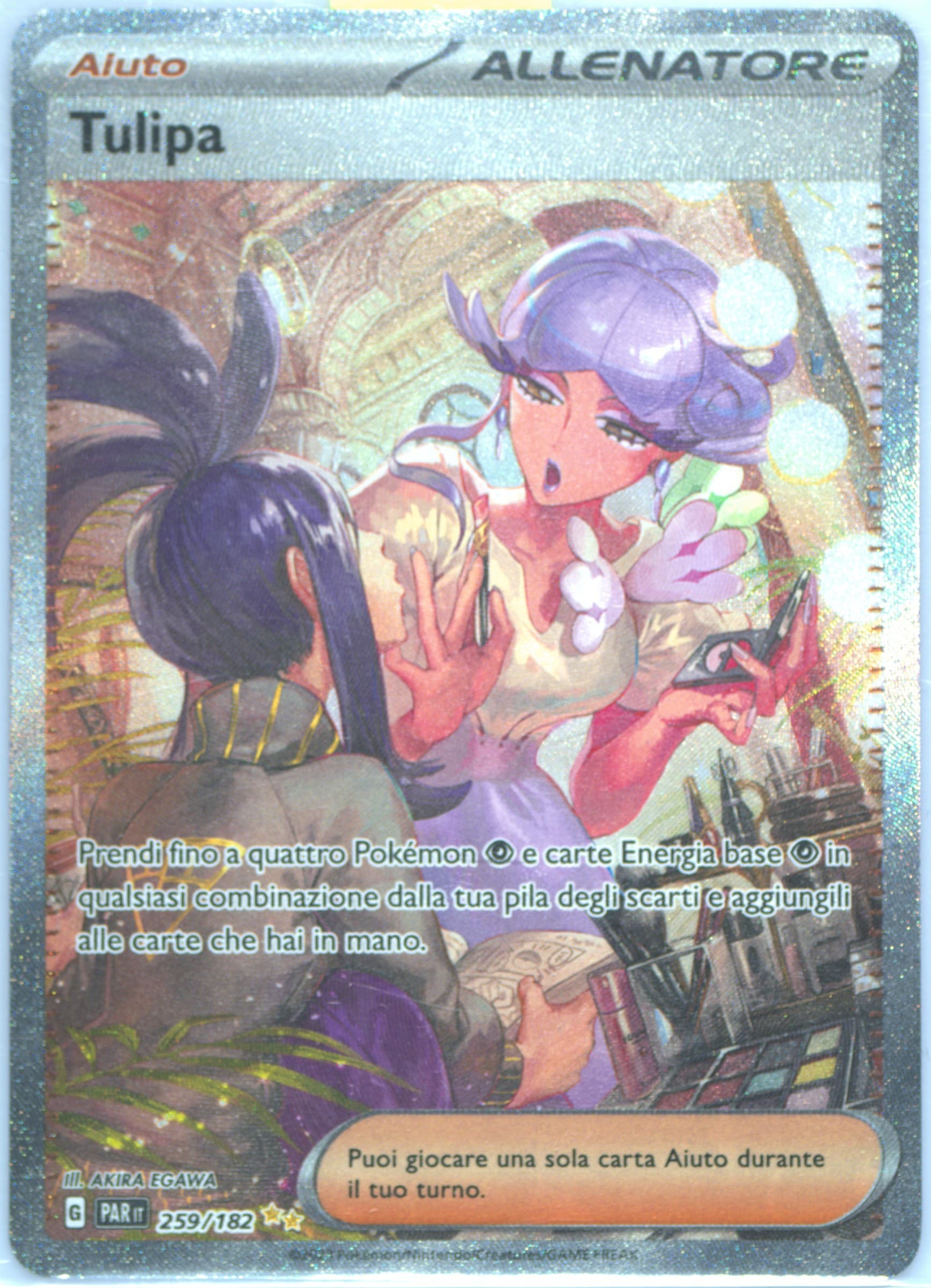 Tulip Special Illustration Rare (259) 2023 Pokemon Italian Par It-Paradox Rift