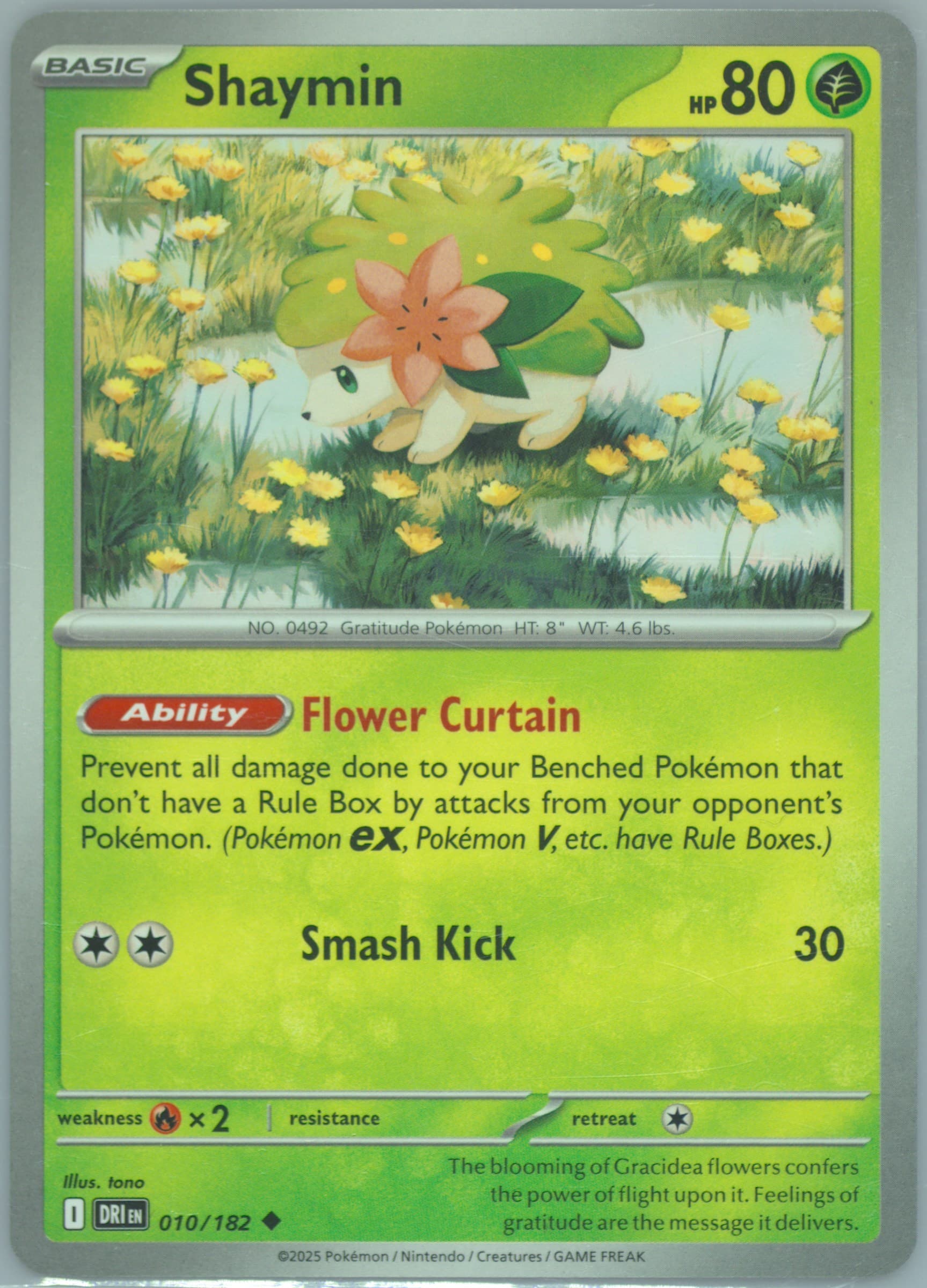 Shaymin (010) 2025 Pokemon Dri EN-Destined Rivals