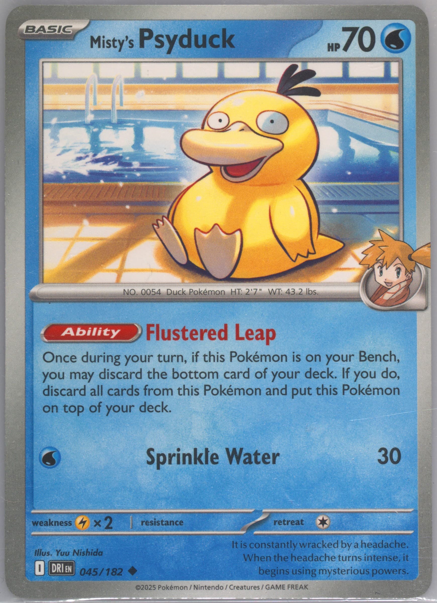 Misty's Psyduck (045) 2025 Pokemon Dri EN-Destined Rivals