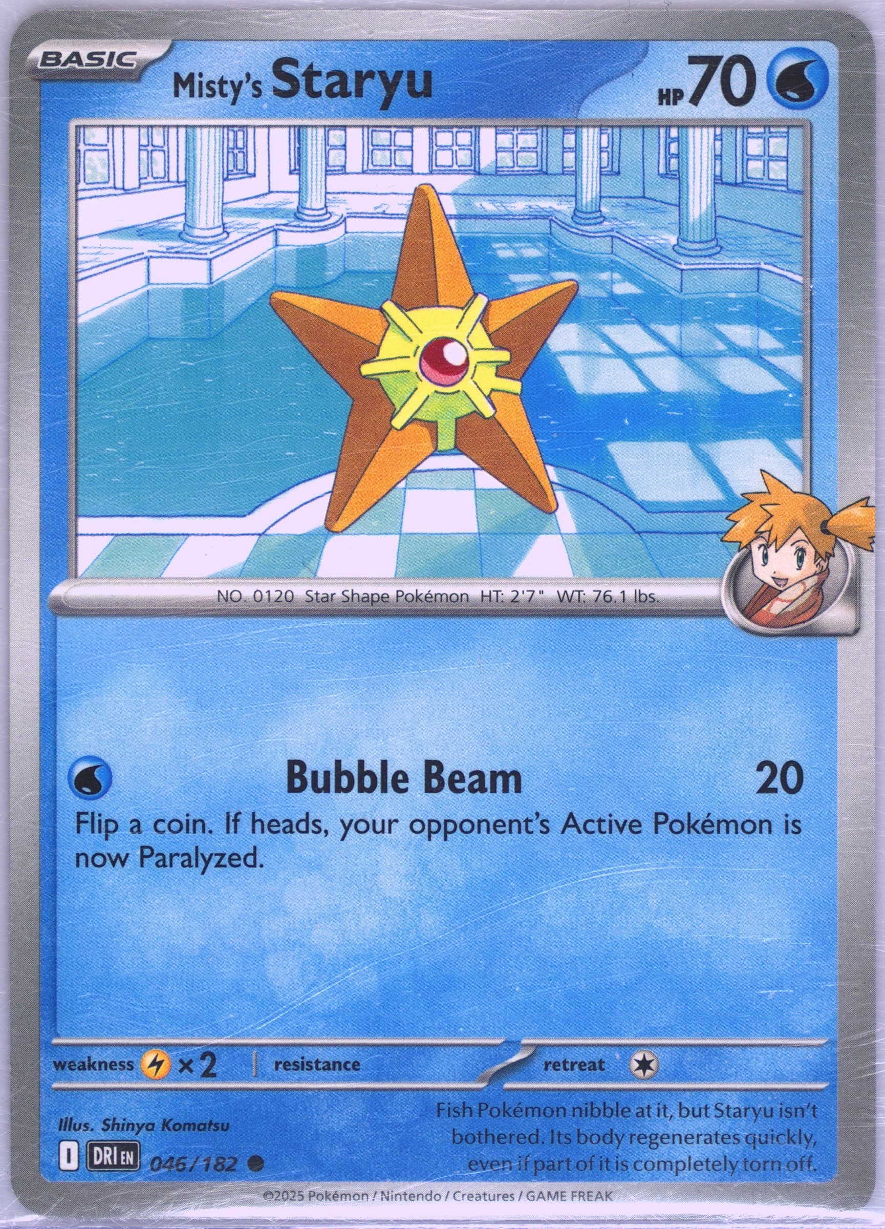 Misty's Staryu (046) 2025 Pokemon Dri EN-Destined Rivals